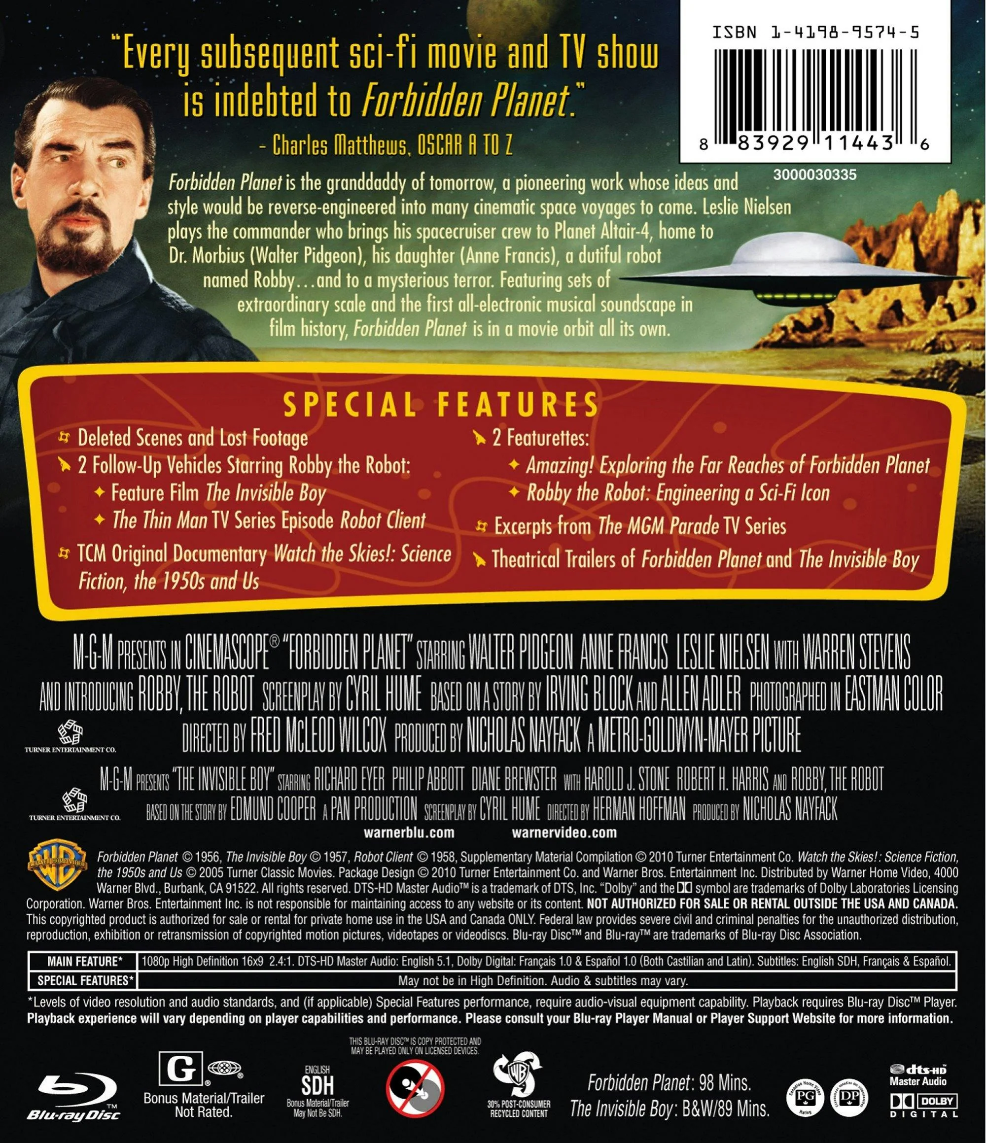 Forbidden Planet [Blu-ray] - Image 2