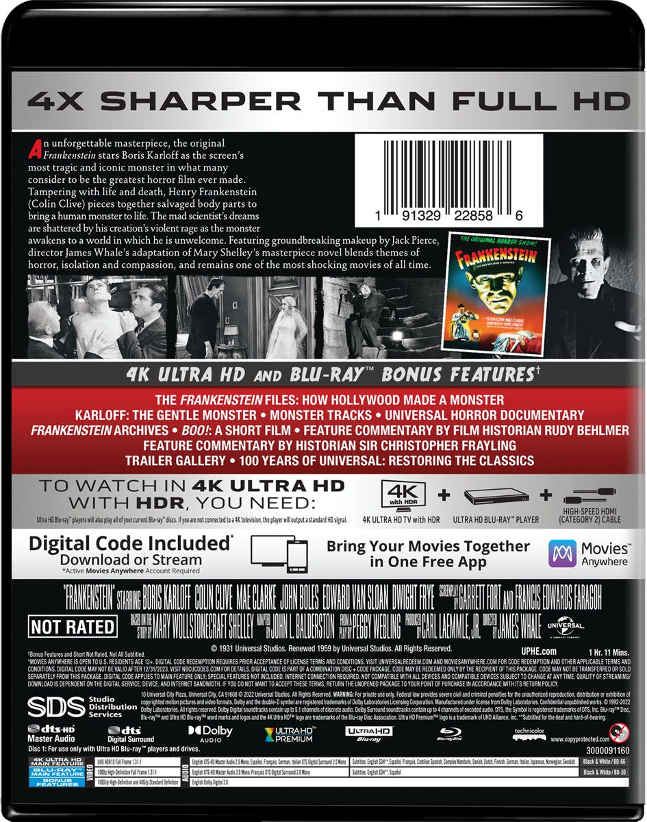 Frankenstein (4K Ultra HD + Blu-ray) [UHD] - Image 3