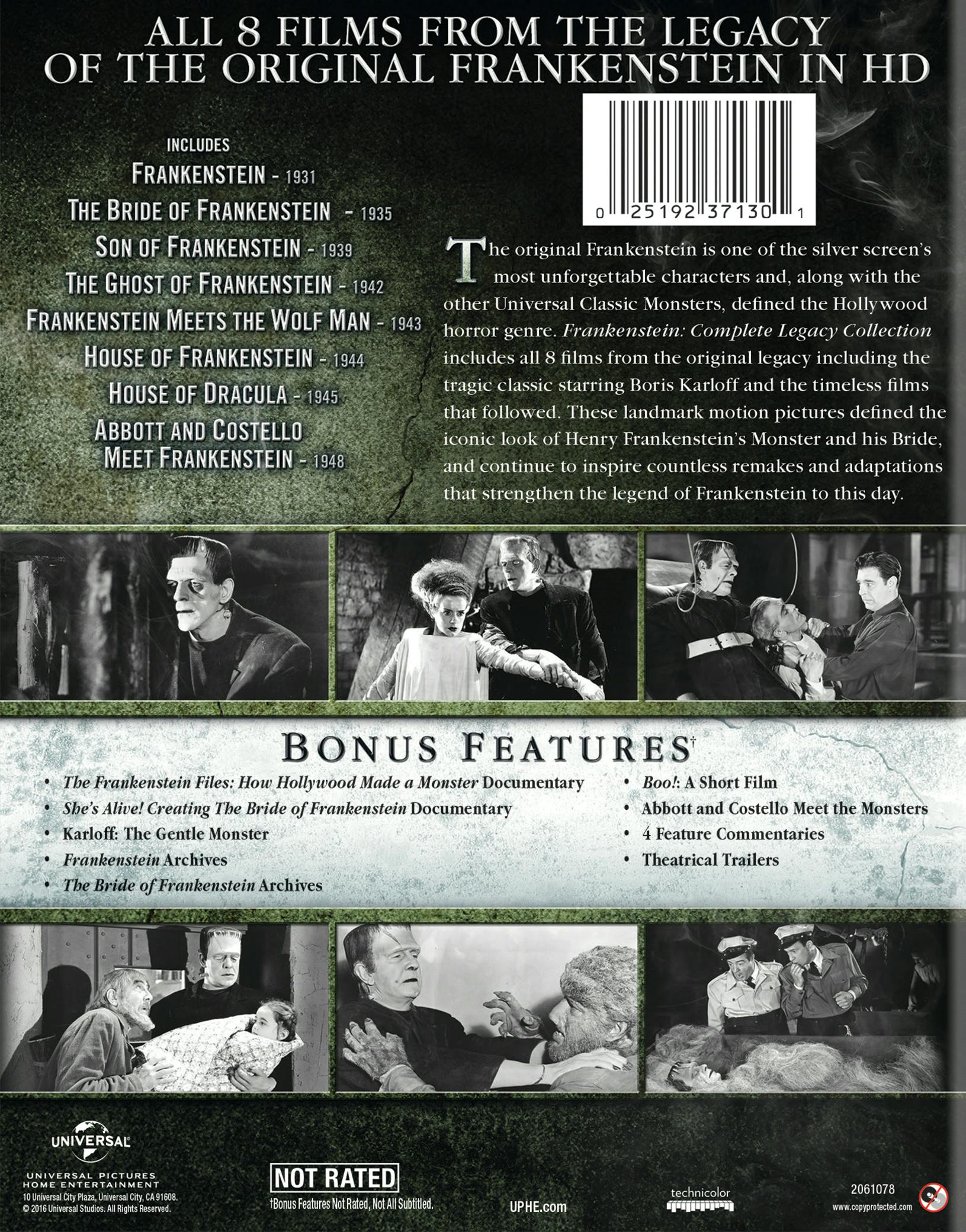 Frankenstein: Complete Legacy Collection (Box Set) [Blu-ray] - Image 2