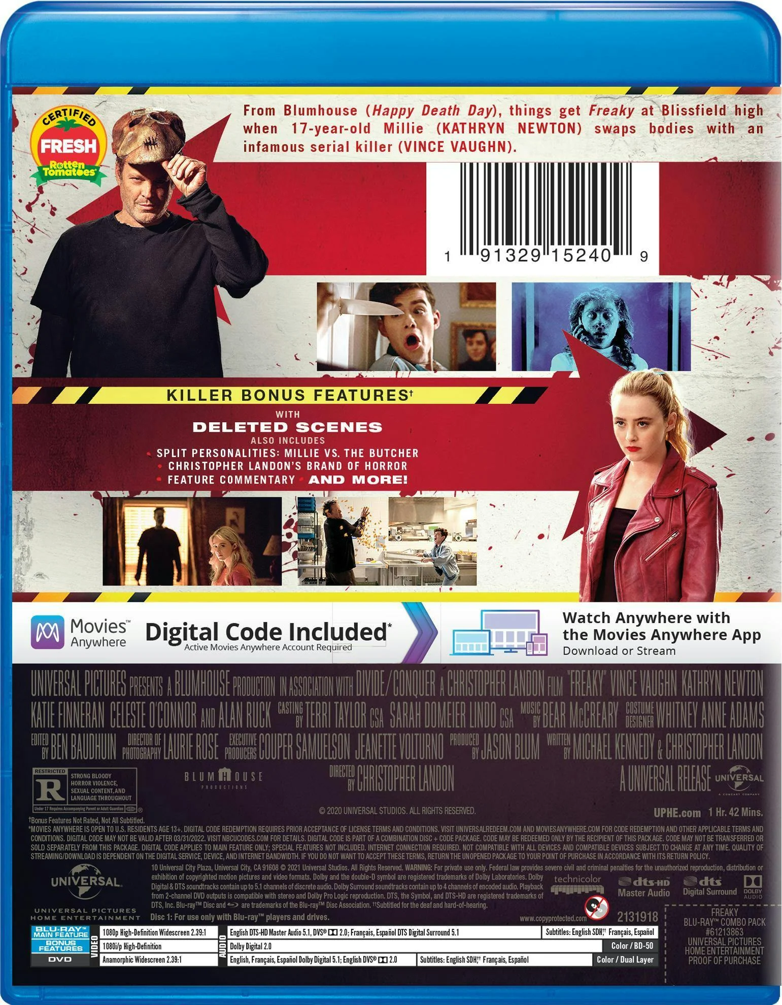 Freaky (with DVD) [Blu-ray] - Image 2