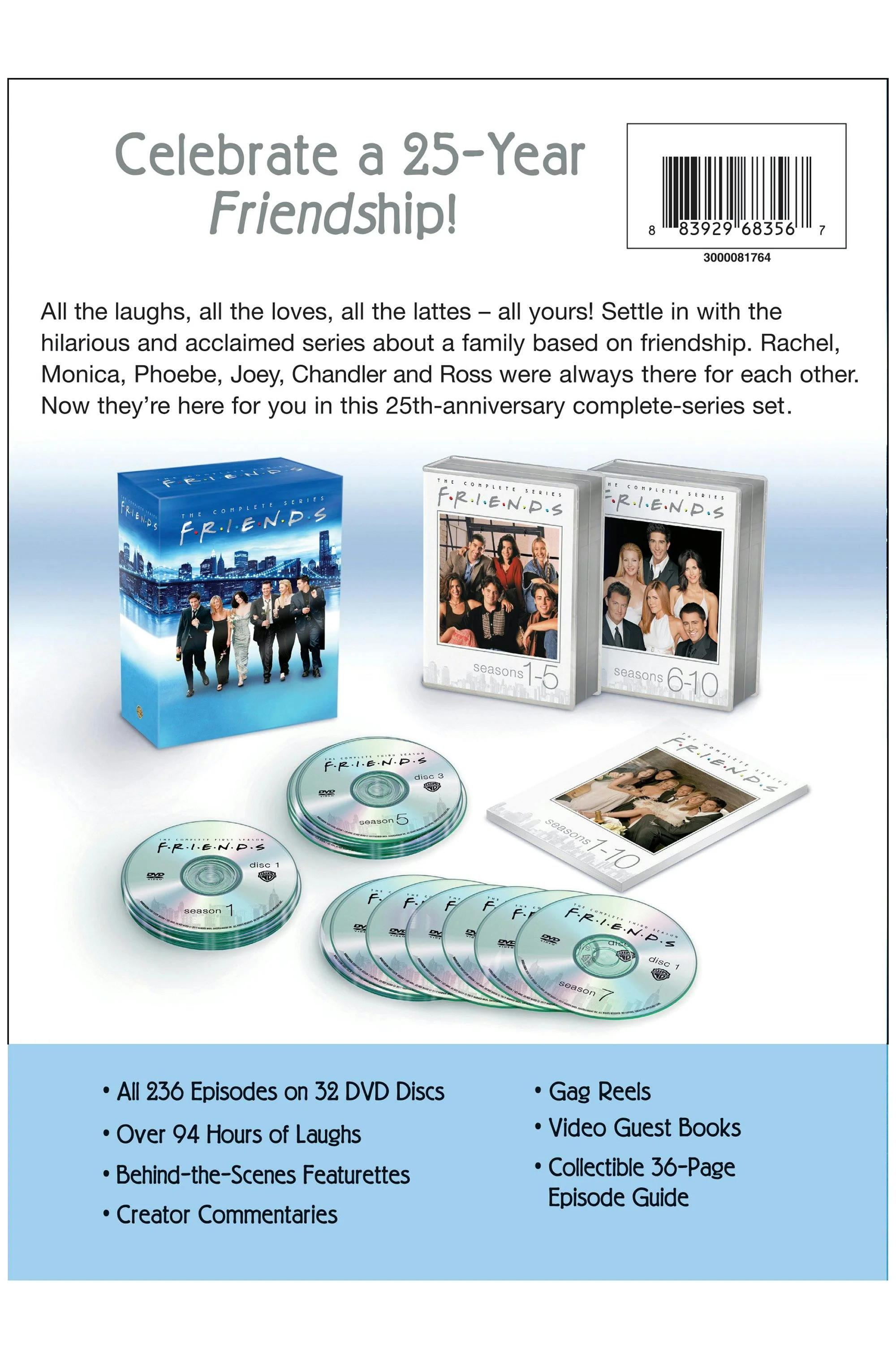 Friends: The Complete Series (25th Anniversary Edition) [DVD] - Image 3