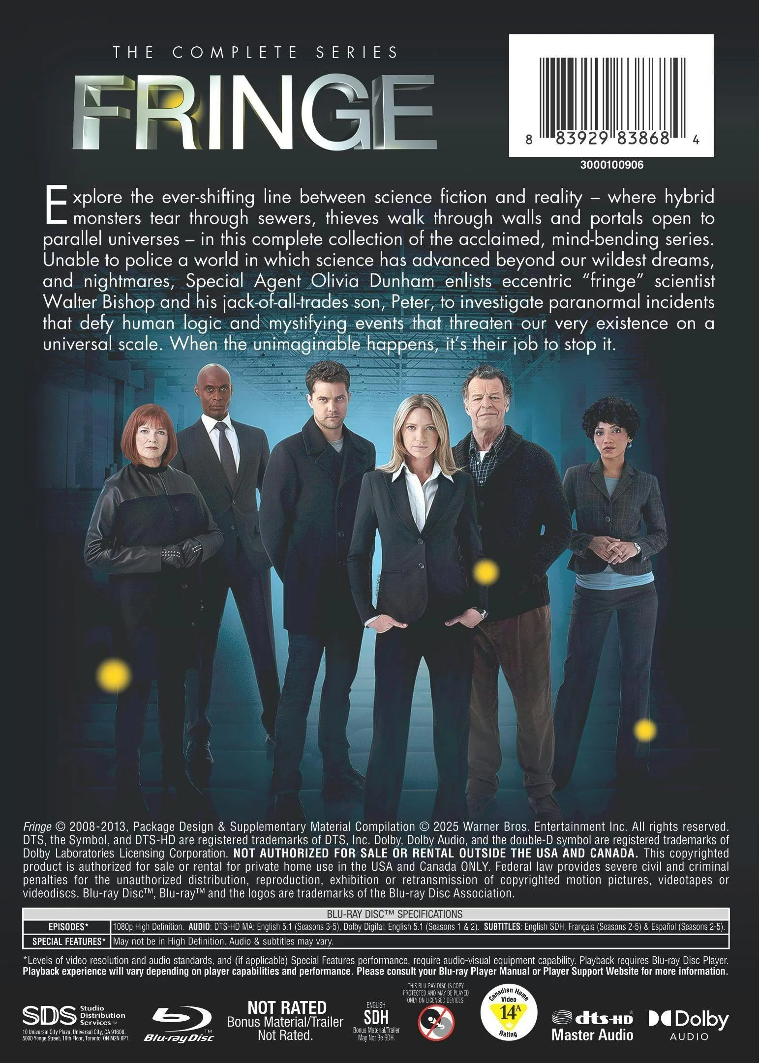 Fringe: The Complete Series [Blu-ray] - Image 3
