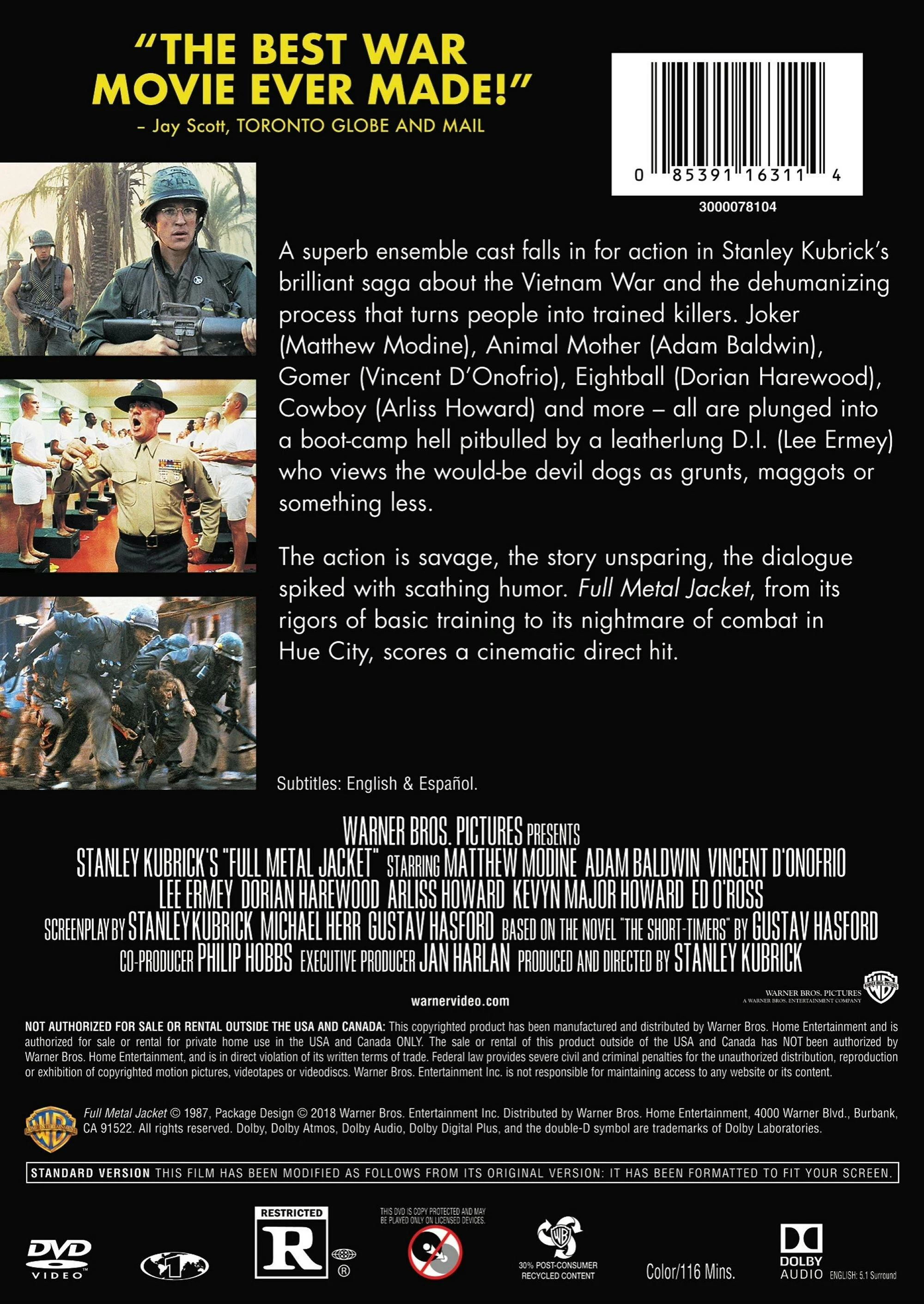 Full Metal Jacket (DVD New Box Art) [DVD] - Image 2