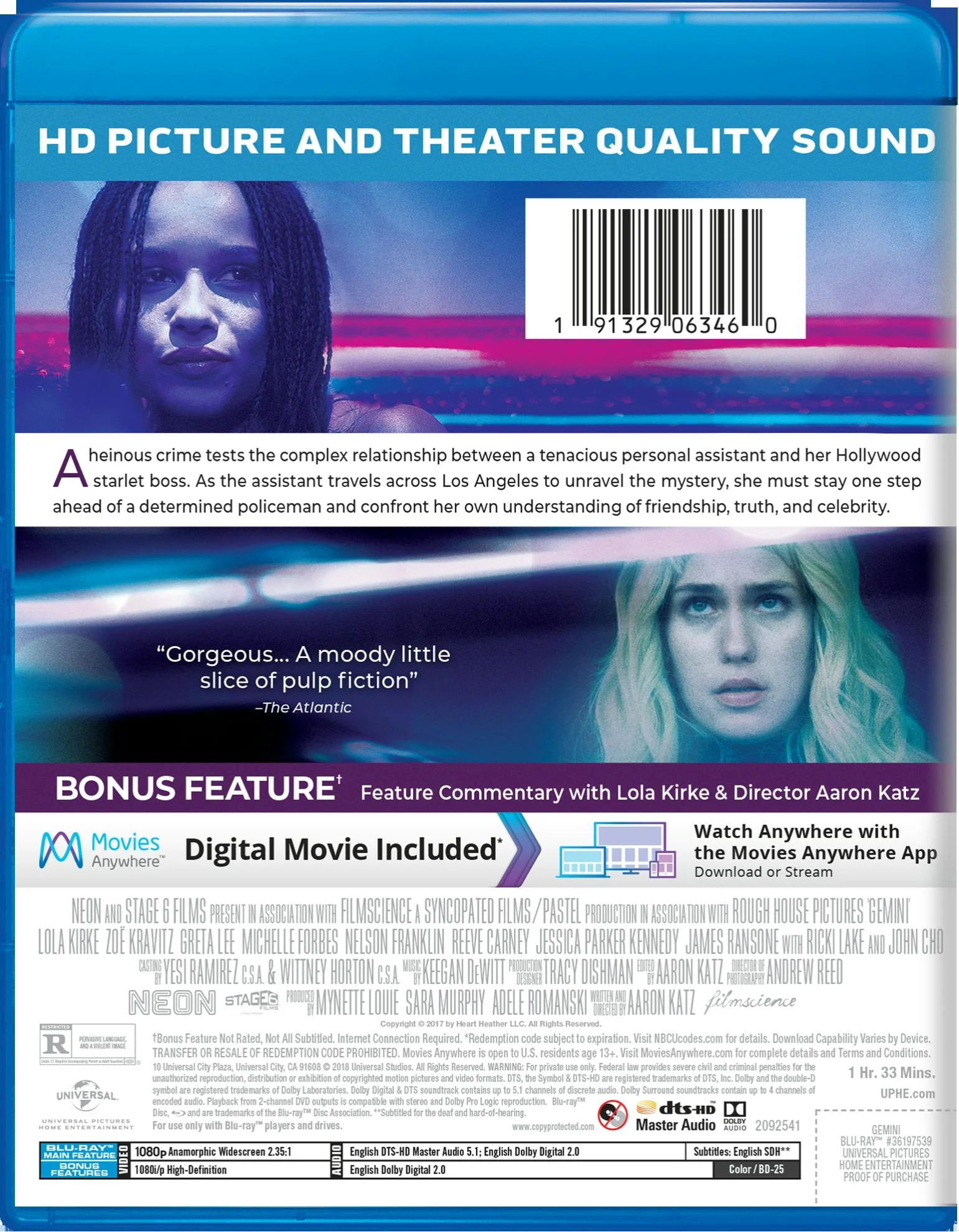 Gemini (Blu-ray + Digital Copy) [Blu-ray] - Image 2