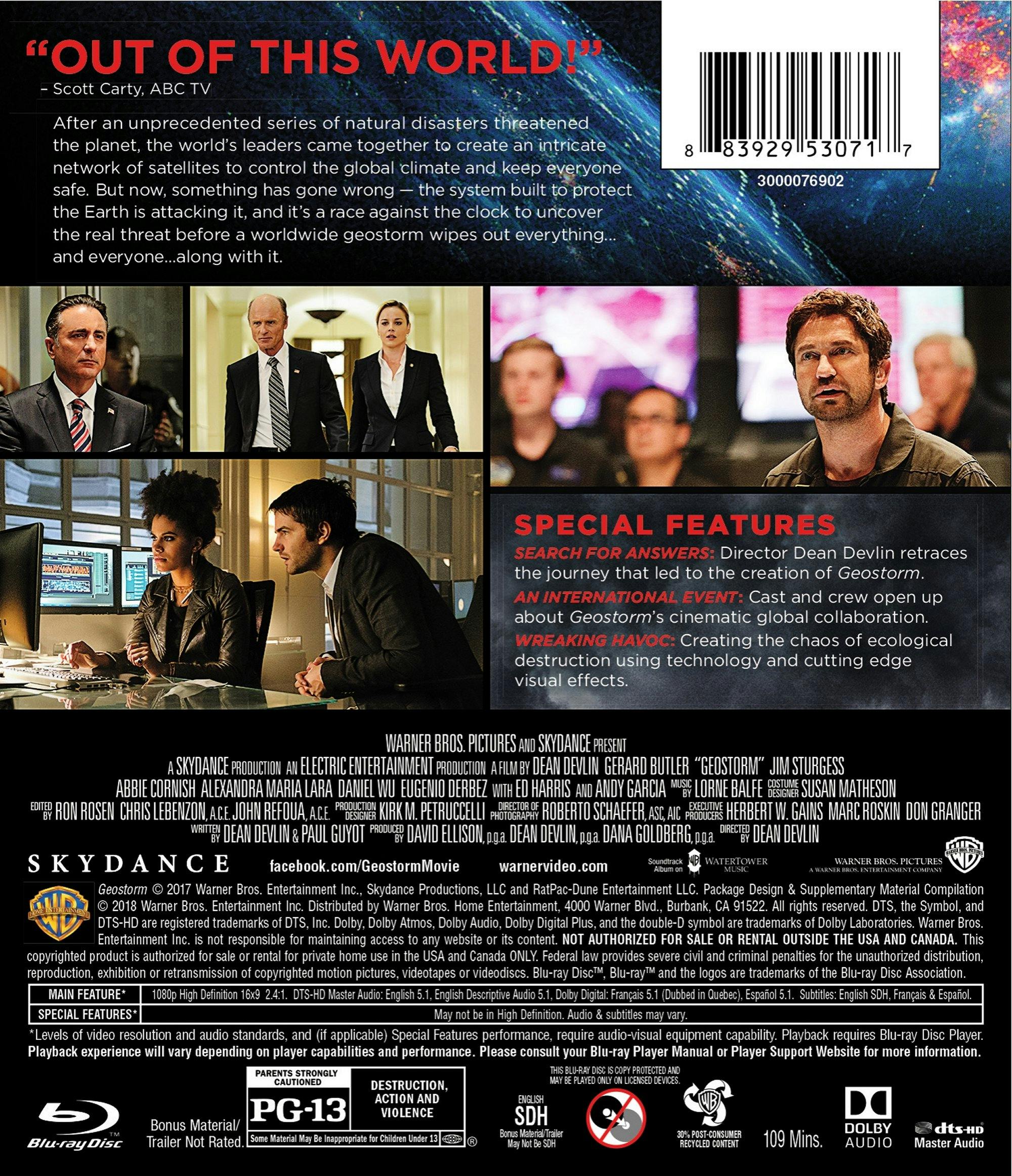 Geostorm (Blu-ray) [Blu-ray] - Image 3