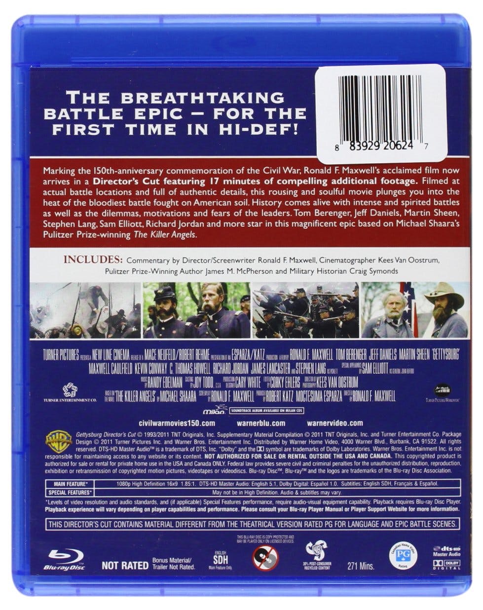 Gettysburg: Director's Cut (Blu-ray Director's Cut) [Blu-ray] - Image 3