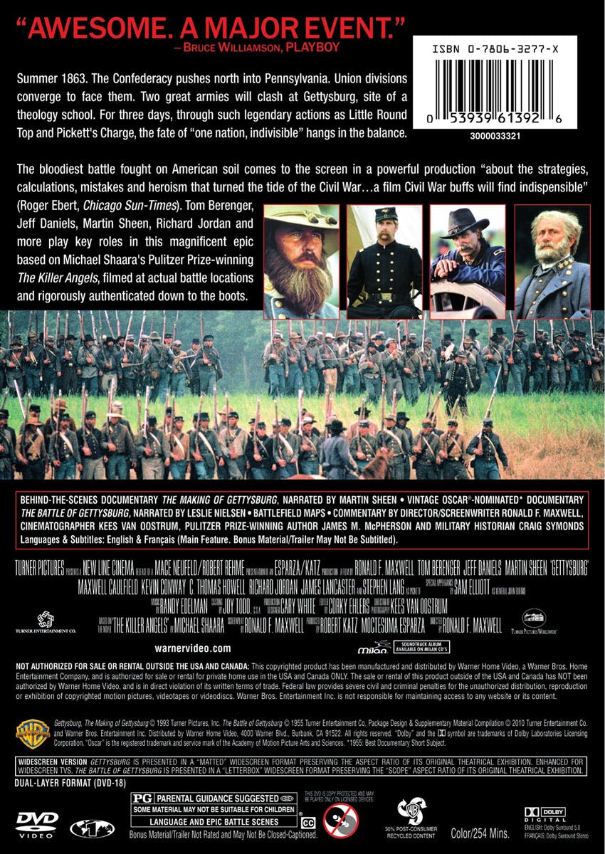Gettysburg [DVD] - Image 3