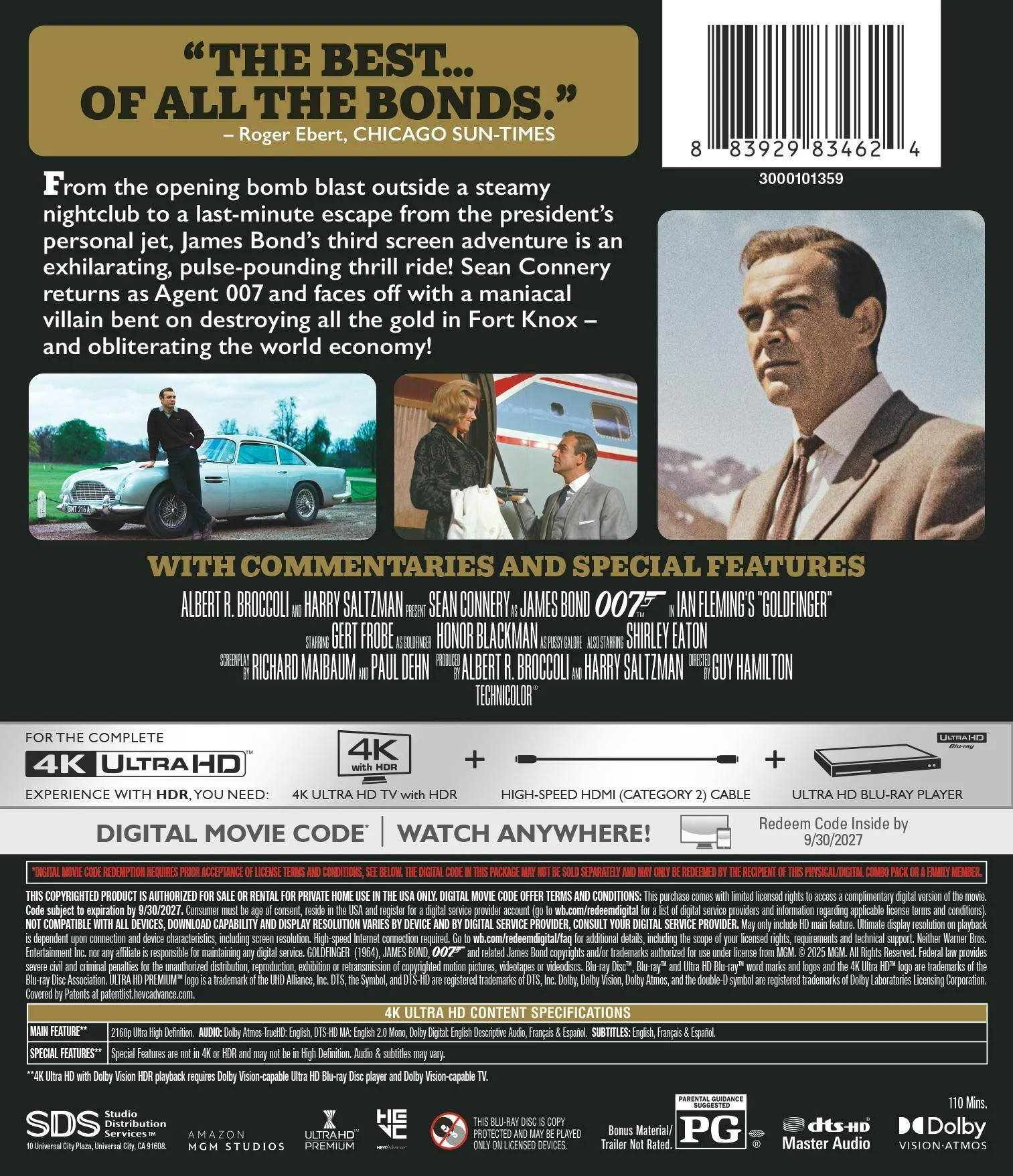 Goldfinger (4K Ultra HD + Digital) [UHD] - Image 3