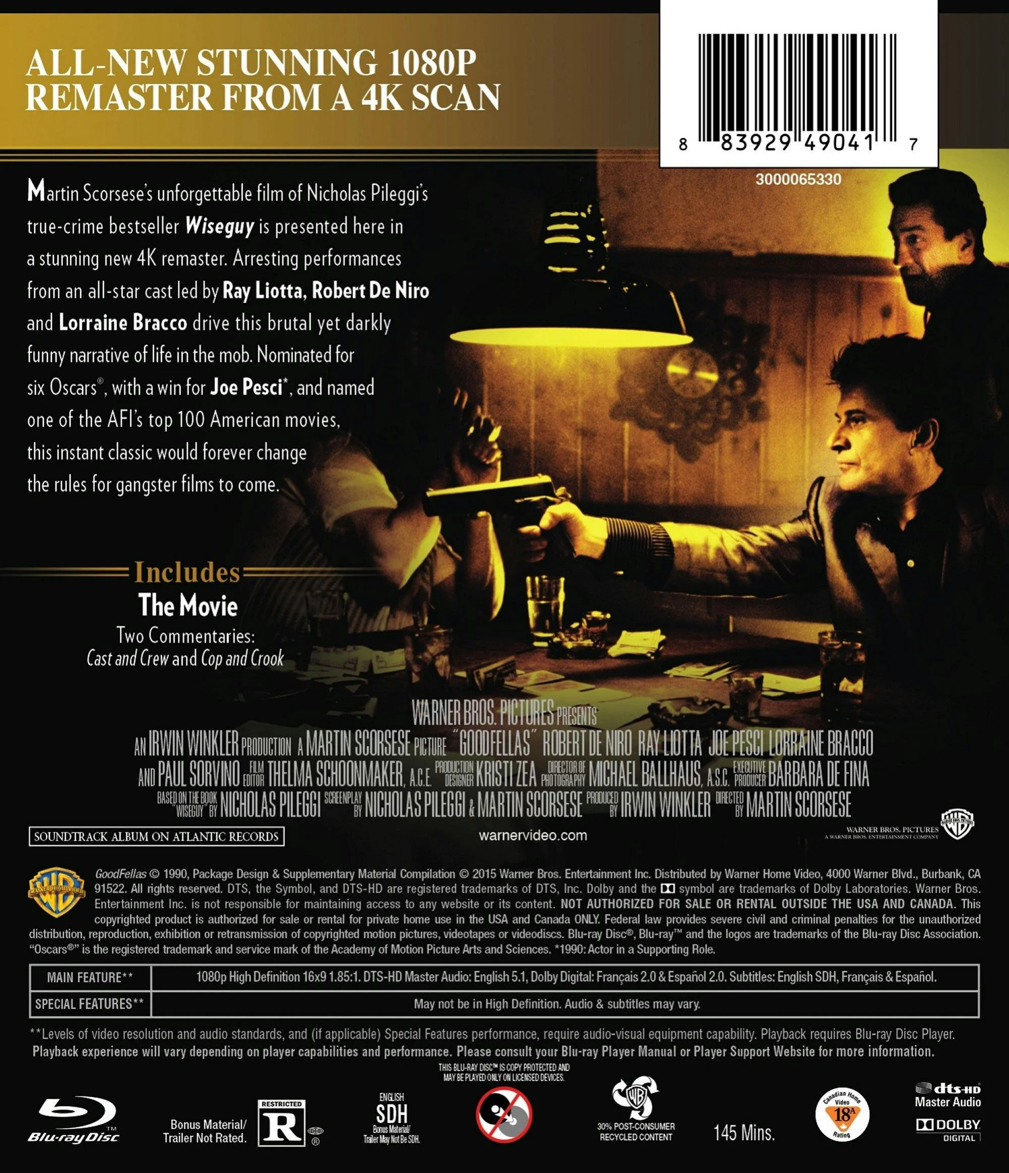 Goodfellas (25th Anniversary Edition) [Blu-ray] - Image 2