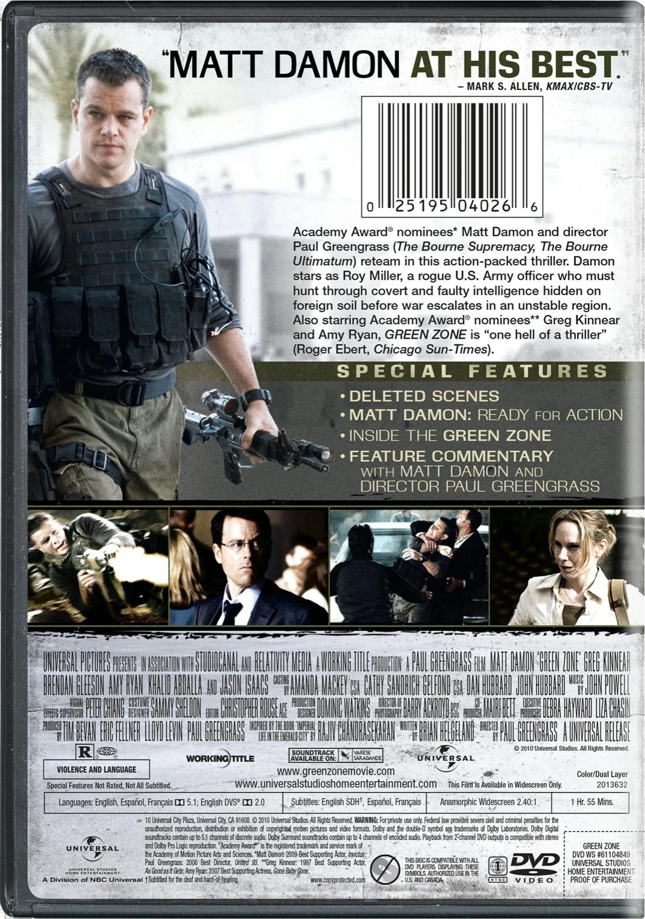 Green Zone (DVD Widescreen) [DVD] - Image 2