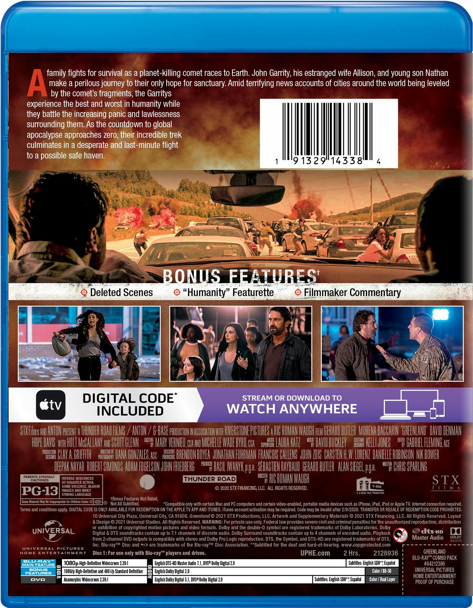 Greenland (with DVD) [Blu-ray] - Image 3