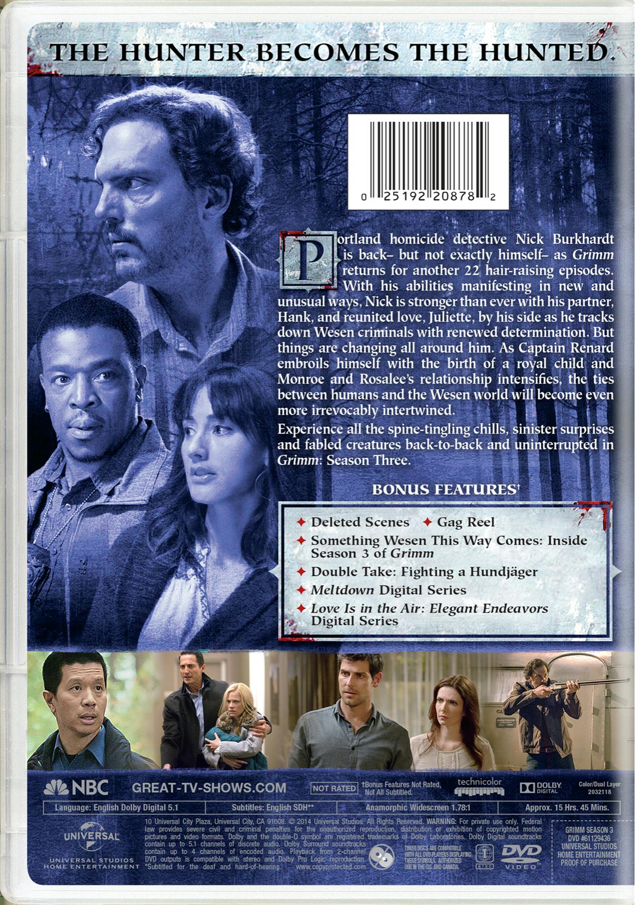 Grimm: Season 3 [DVD] - Image 2