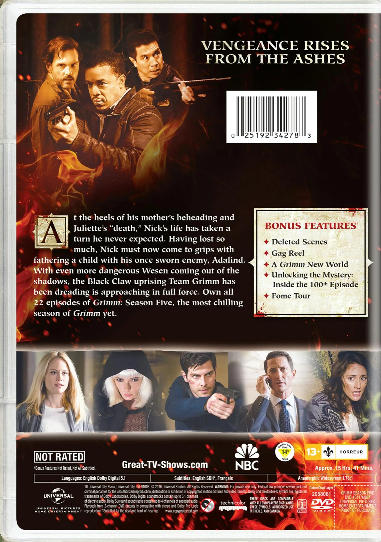 Grimm: Season 5 [DVD] - Image 2