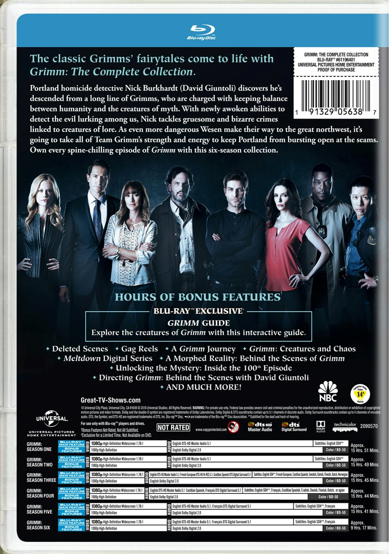 Grimm: The Complete Series [Blu-ray] - Image 2