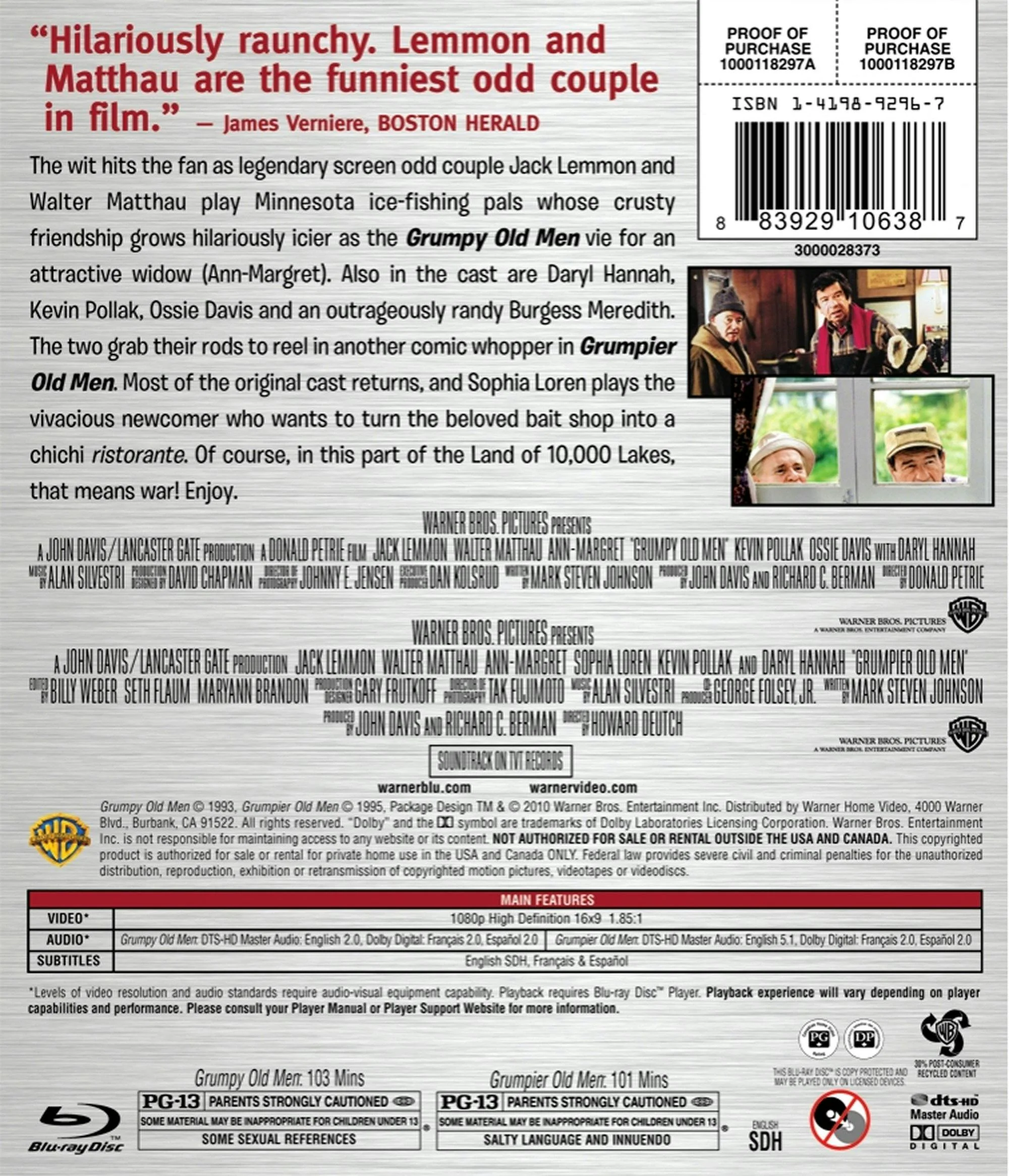 Grumpy Old Men/Grumpier Old Men (Blu-ray Double Feature) [Blu-ray] - Image 2