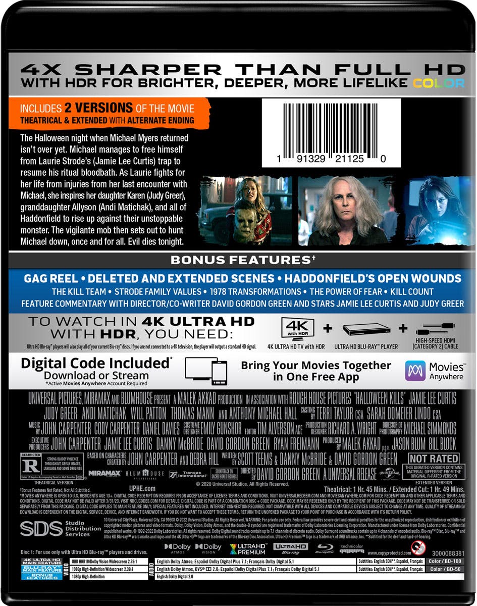Halloween Kills (4K Ultra HD + Blu-ray) [UHD] - Image 3