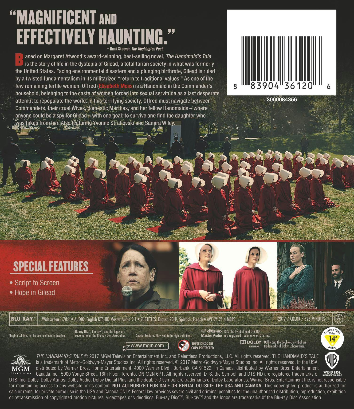 The Handmaid's Tale: Season 1 [Blu-ray] - Image 3