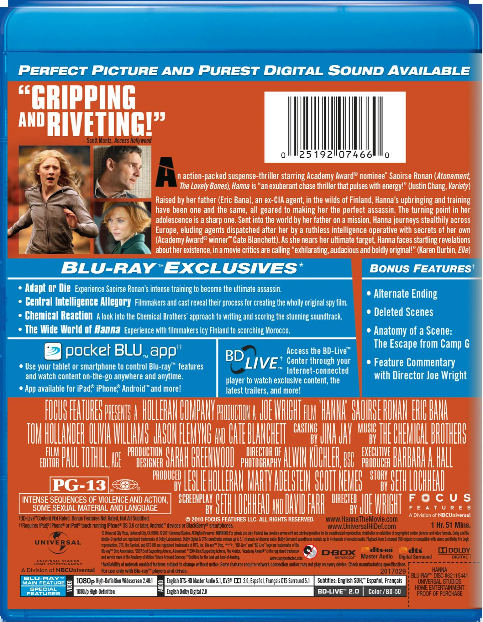 Hanna [Blu-ray] - Image 2