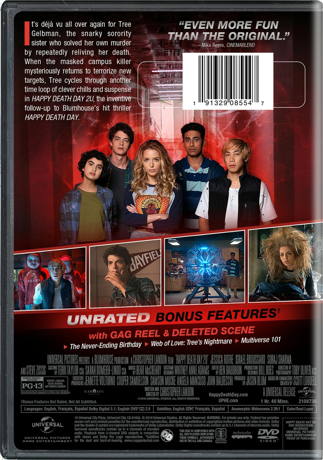 Happy Death Day 2u [DVD] - Image 2