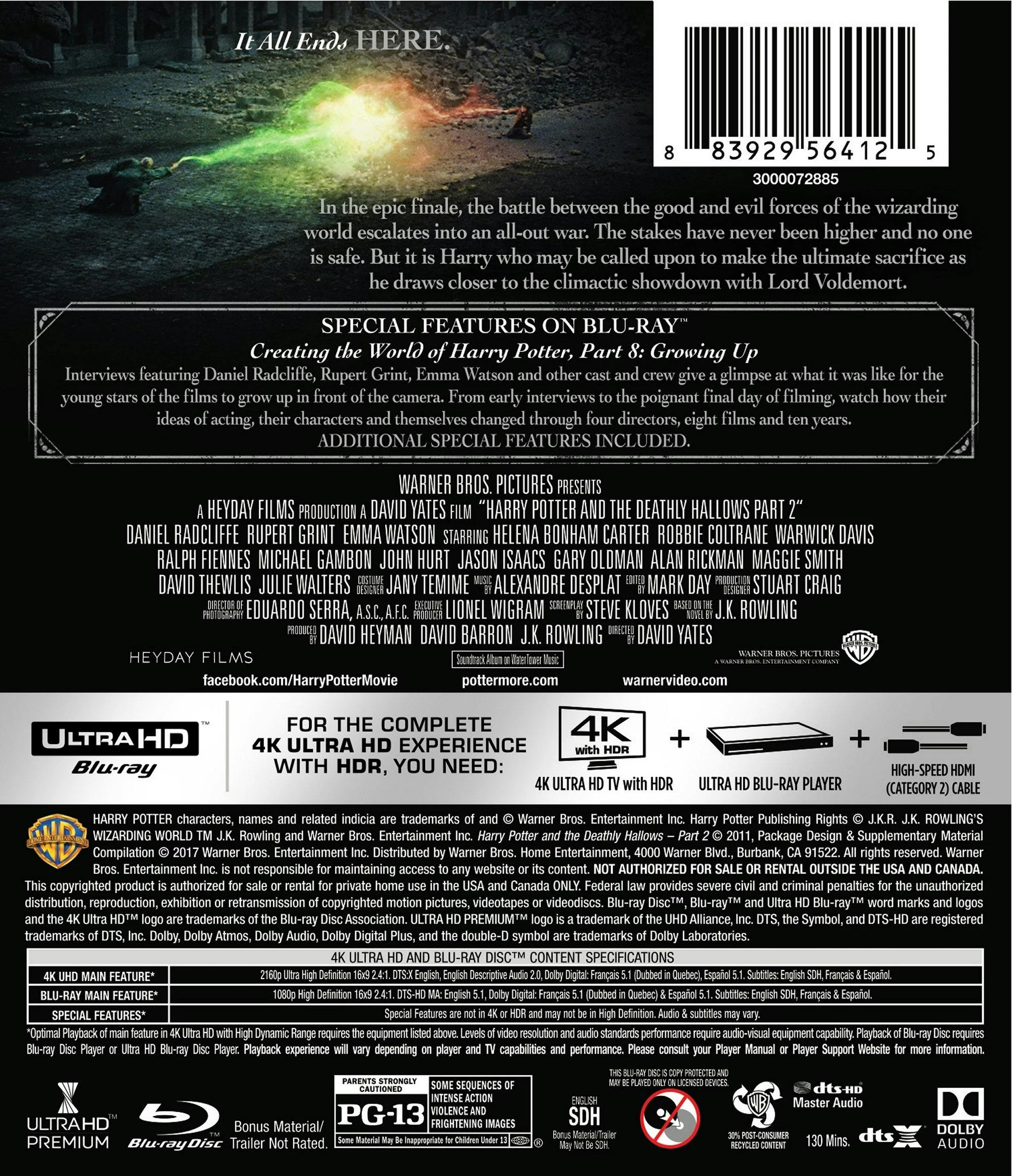 Harry Potter and the Deathly Hallows: Part 2 [UHD] - Image 3