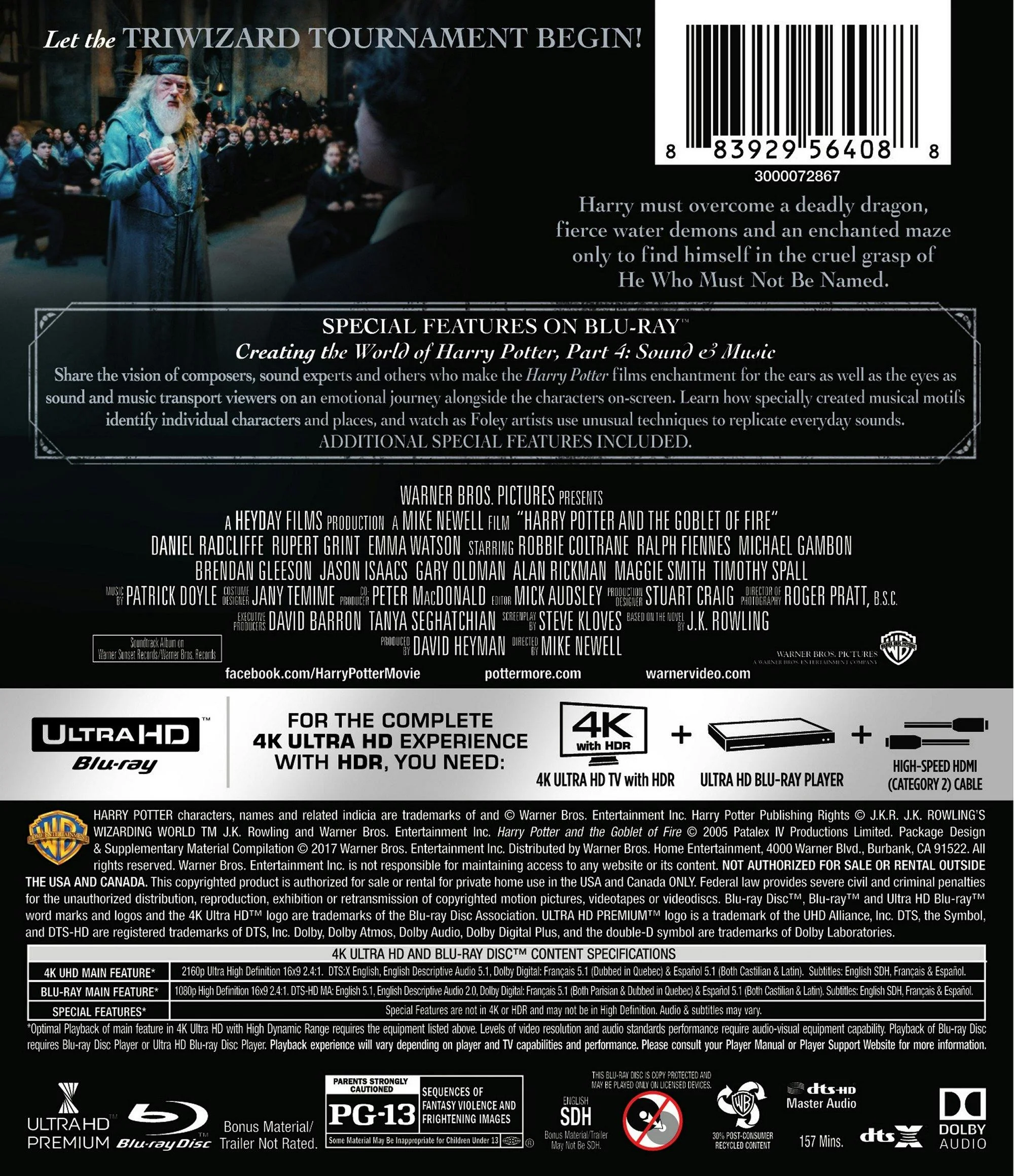 Harry Potter and the Goblet of Fire [UHD] - Image 3