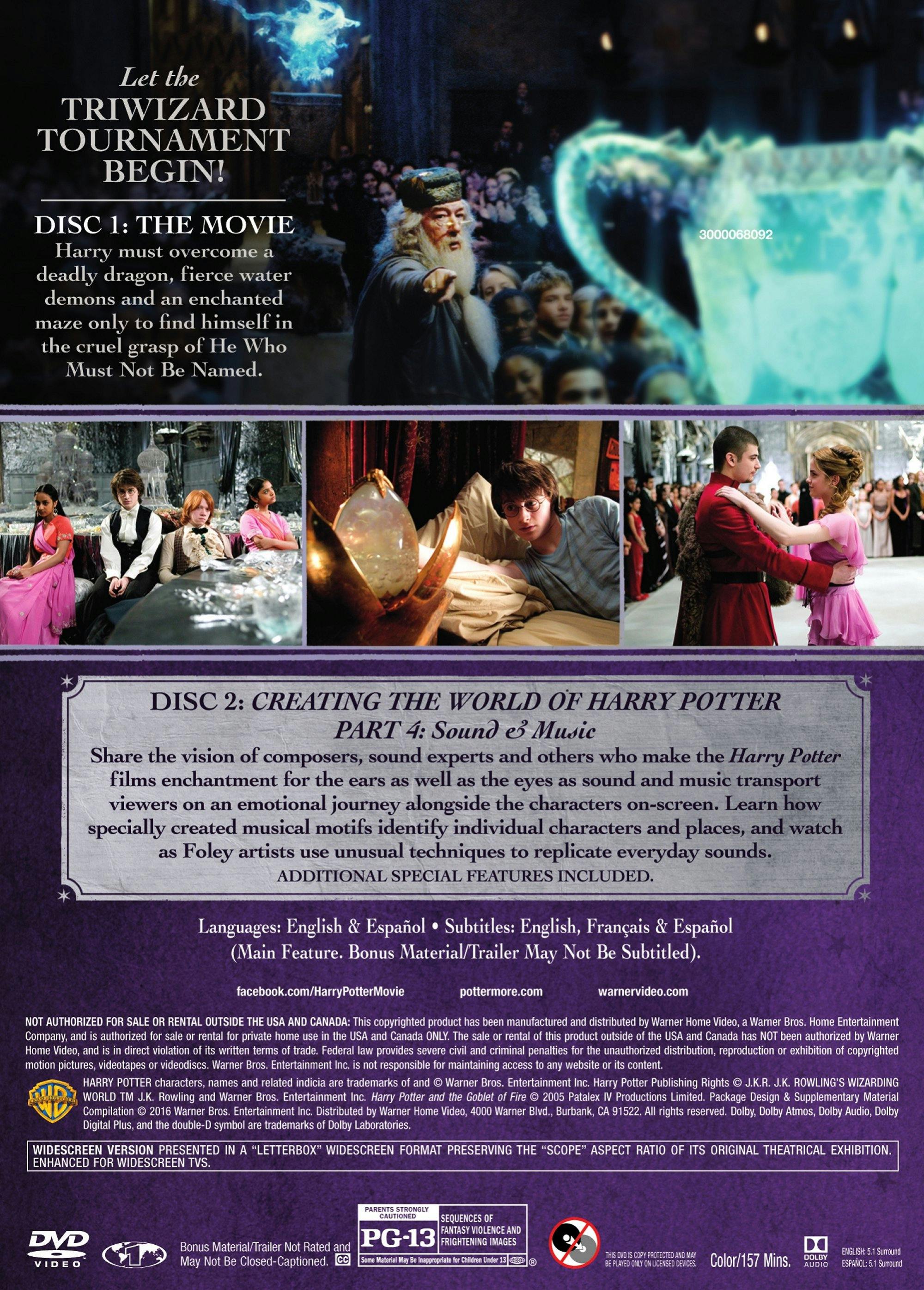 Harry Potter and the Goblet of Fire SE (2-Disc) (BF/DVD) [DVD] - Image 3