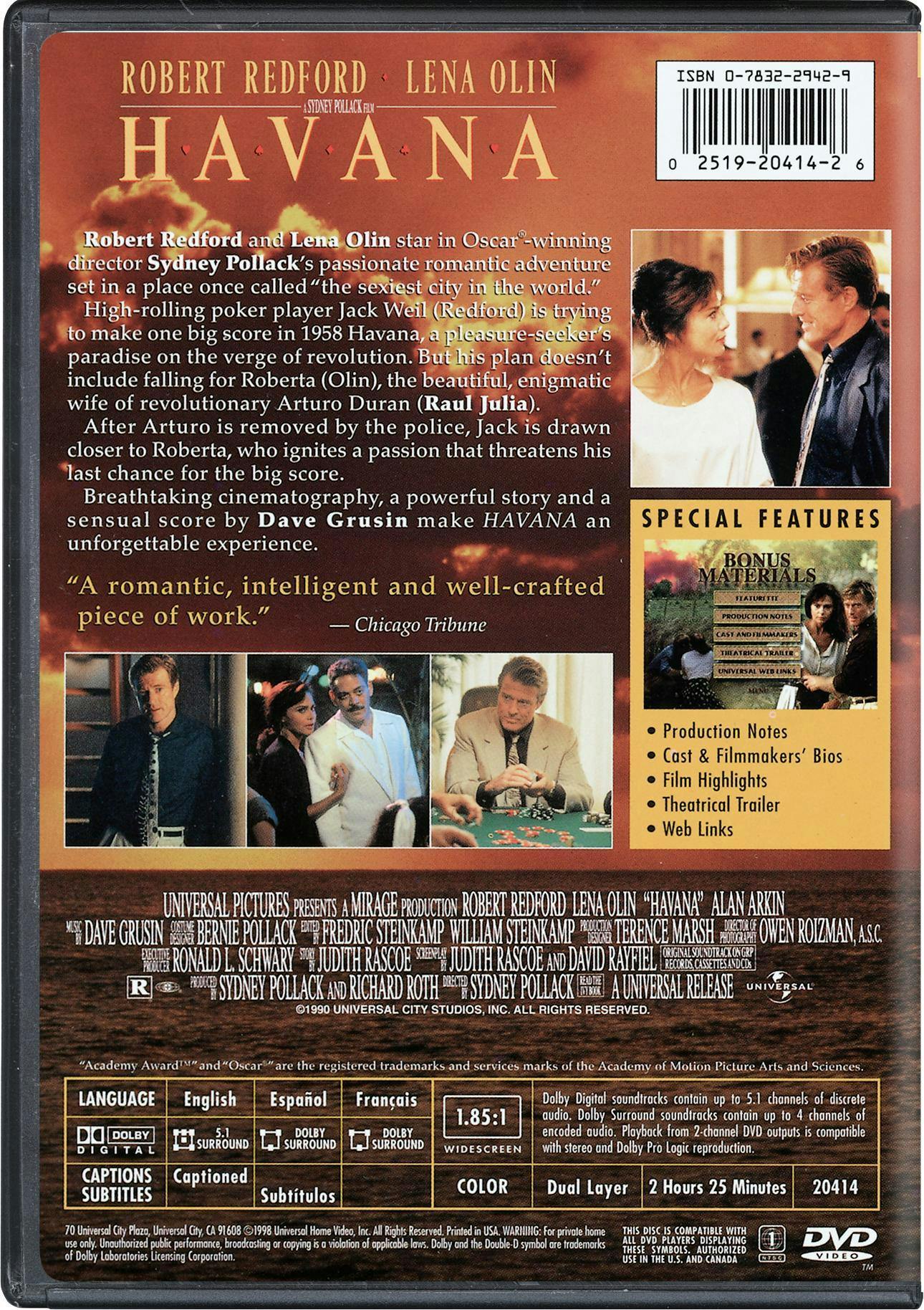 Havana (DVD Widescreen) [DVD] - Image 3
