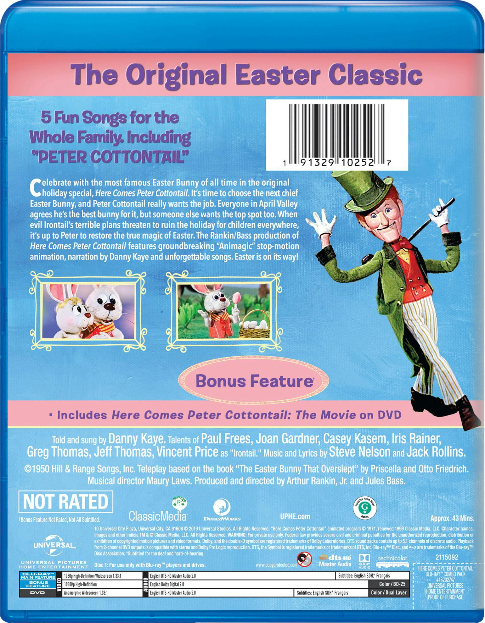 Here Comes Peter Cottontail (with DVD) [Blu-ray] - Image 2