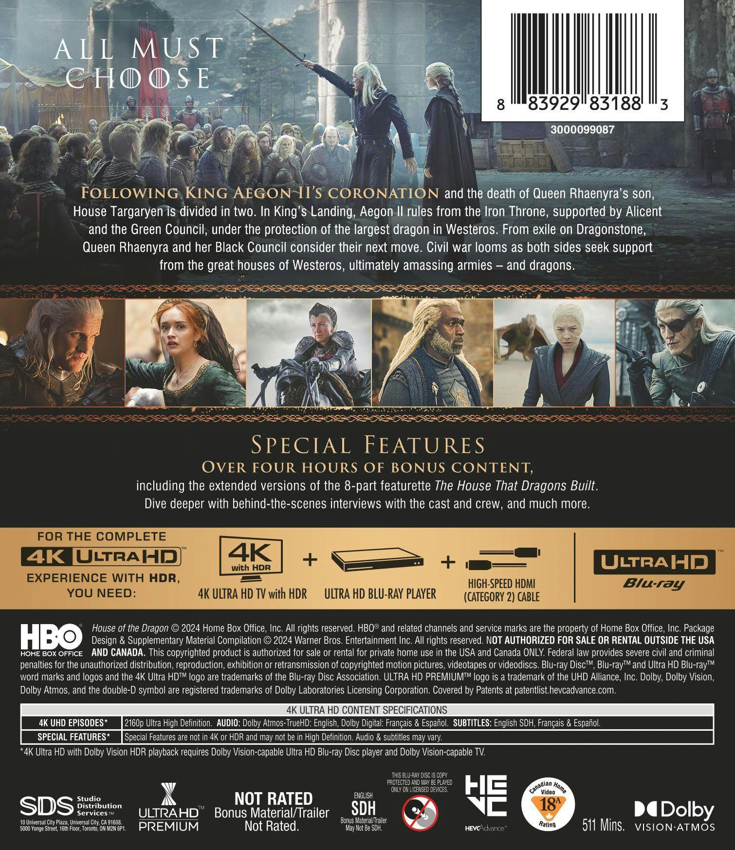 House of the Dragon: The Complete Second Season (4K Ultra HD) [UHD] - Image 3