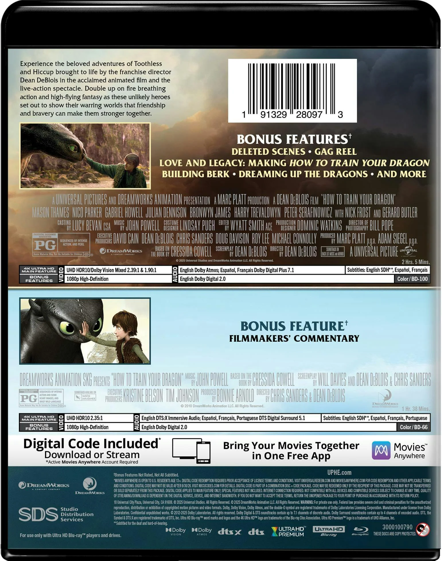 How to Train Your Dragon: 2-Movie Collection - 4K Ultra HD + Digital (4K Ultra HD + Digital) [UHD] - Image 3