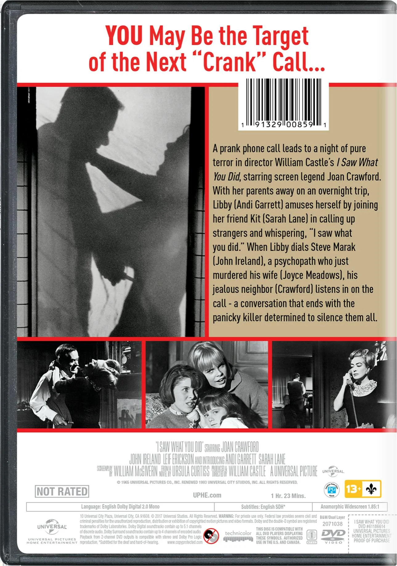 I Saw What You Did [DVD] - Image 2