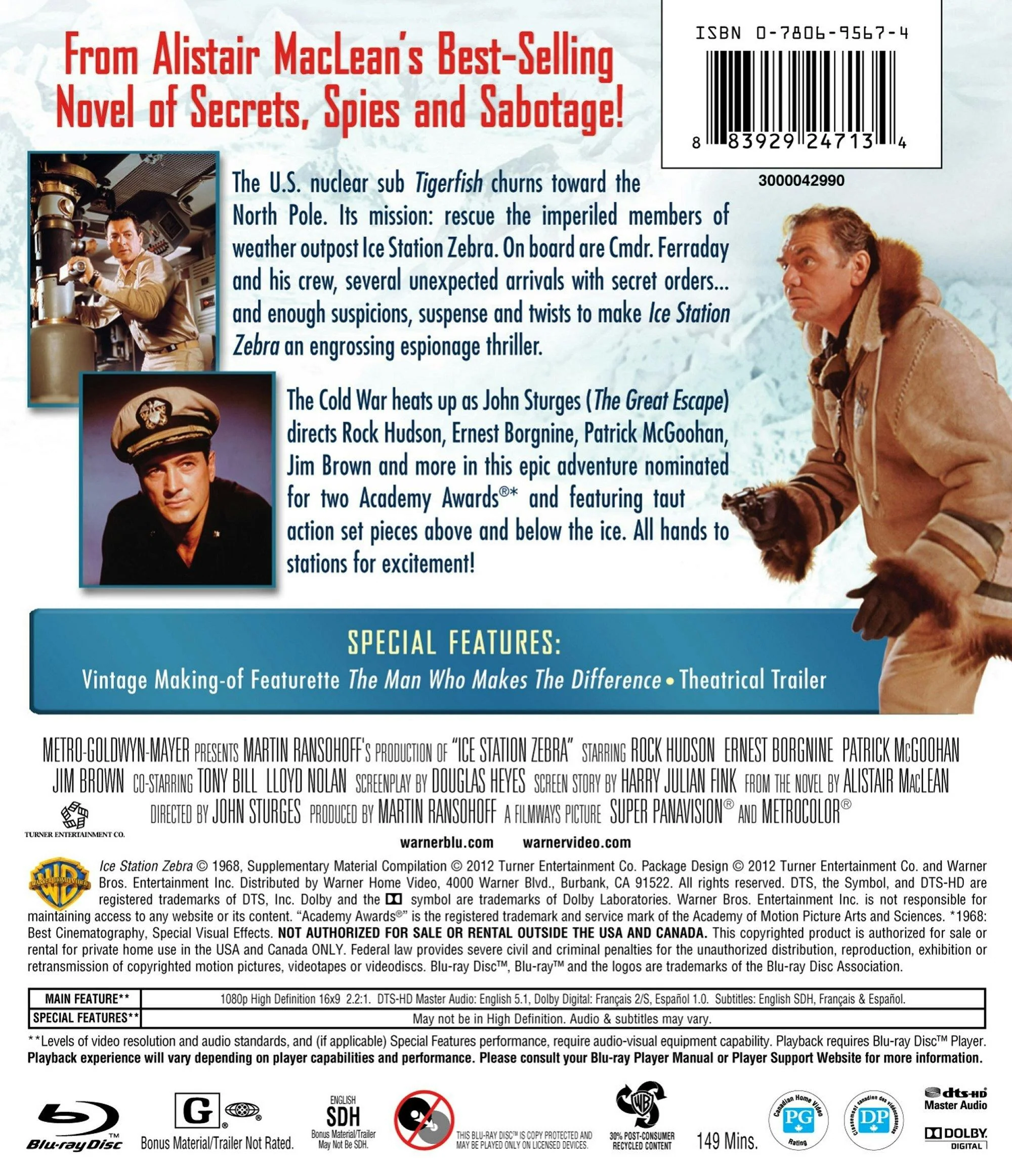 Ice Station Zebra [Blu-ray] - Image 2