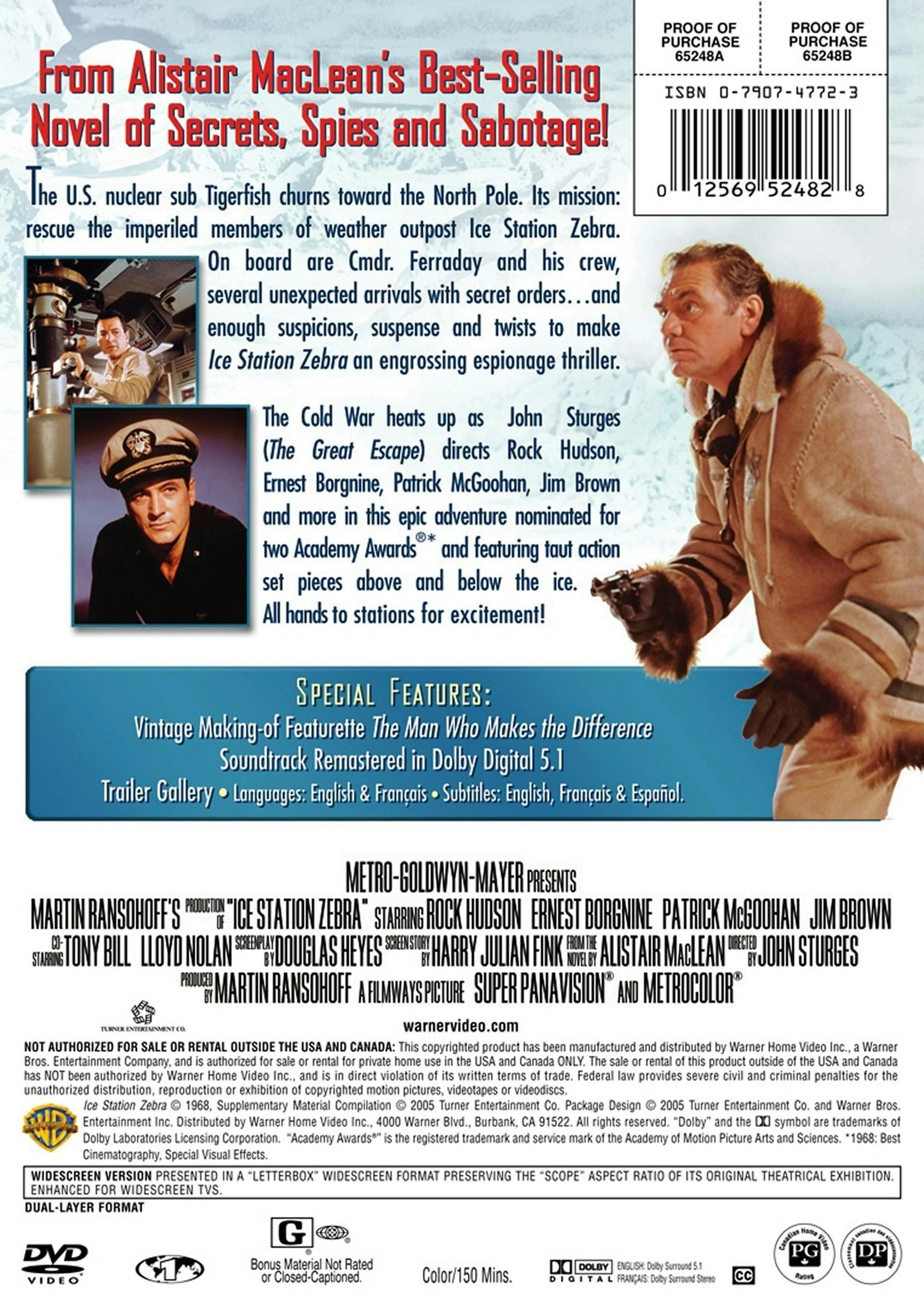 Ice Station Zebra (DVD Widescreen) [DVD] - Image 2