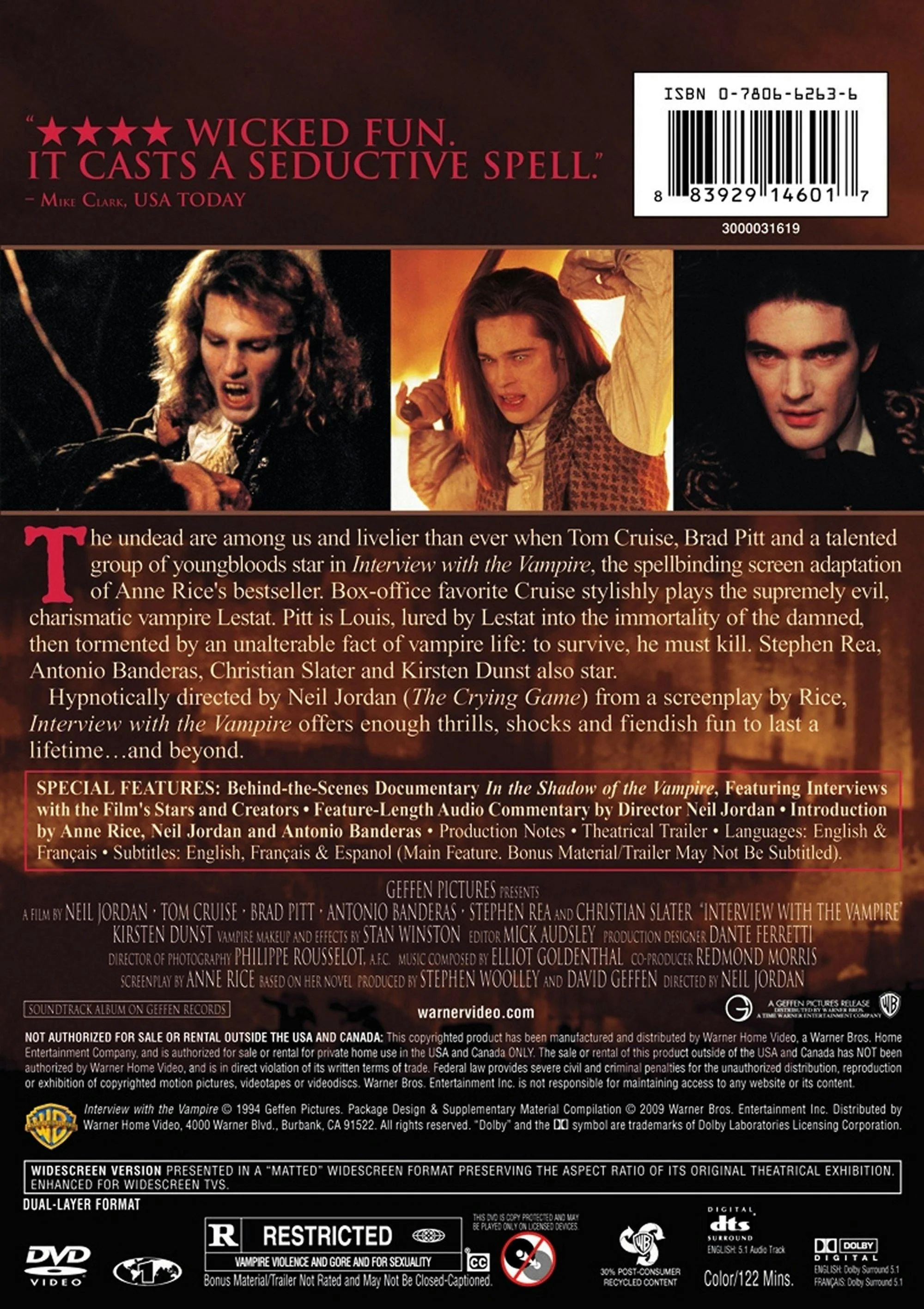 Interview With the Vampire (DVD New Packaging) [DVD] - Image 2