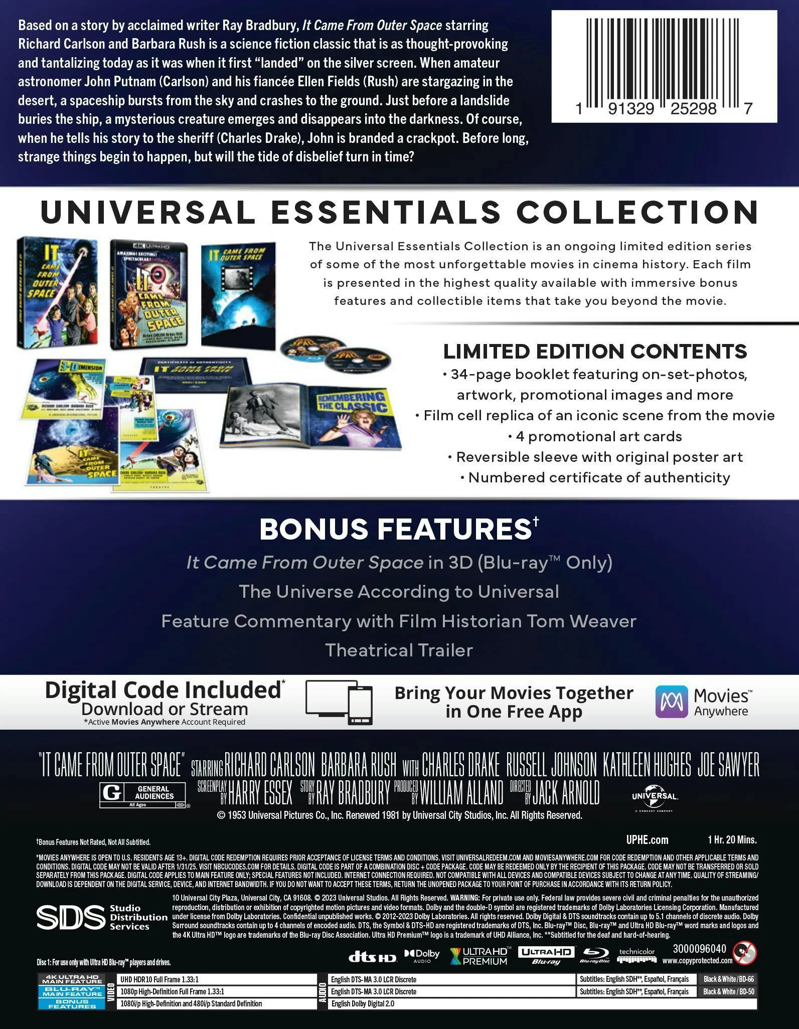 It Came from Outer Space (4K Ultra HD + Blu-ray) [UHD] - Image 3