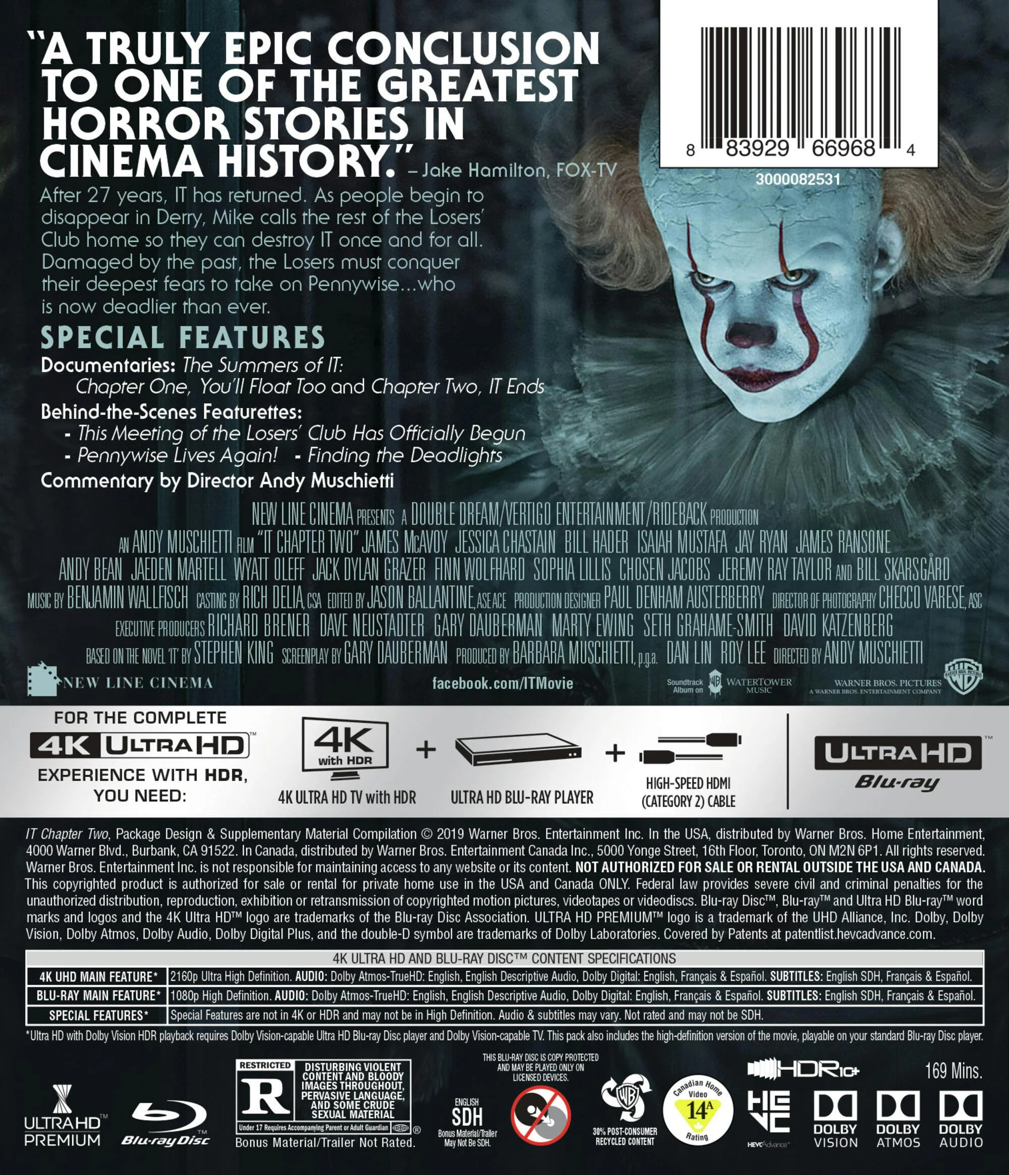 It: Chapter Two (4K Ultra HD + Blu-ray) [UHD] - Image 3