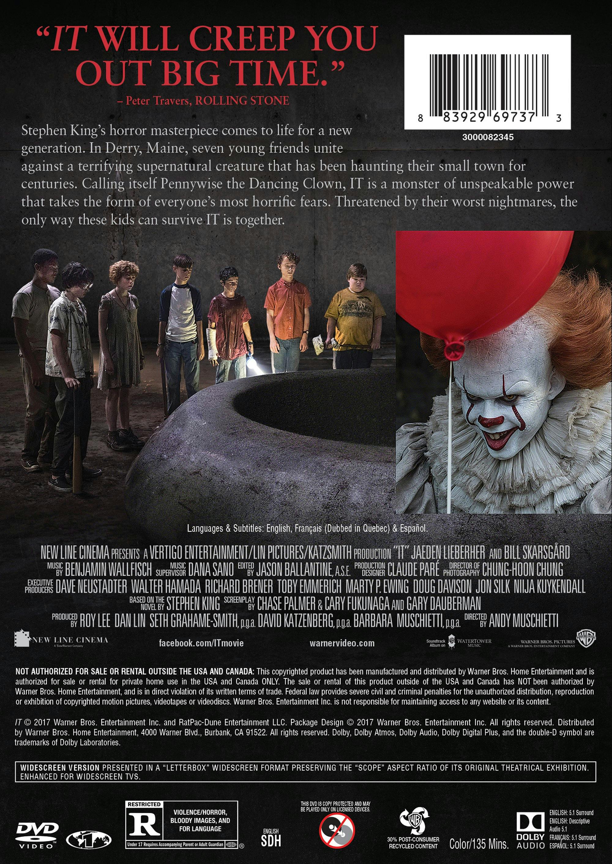 It (DVD Single Disc) [DVD] - Image 2