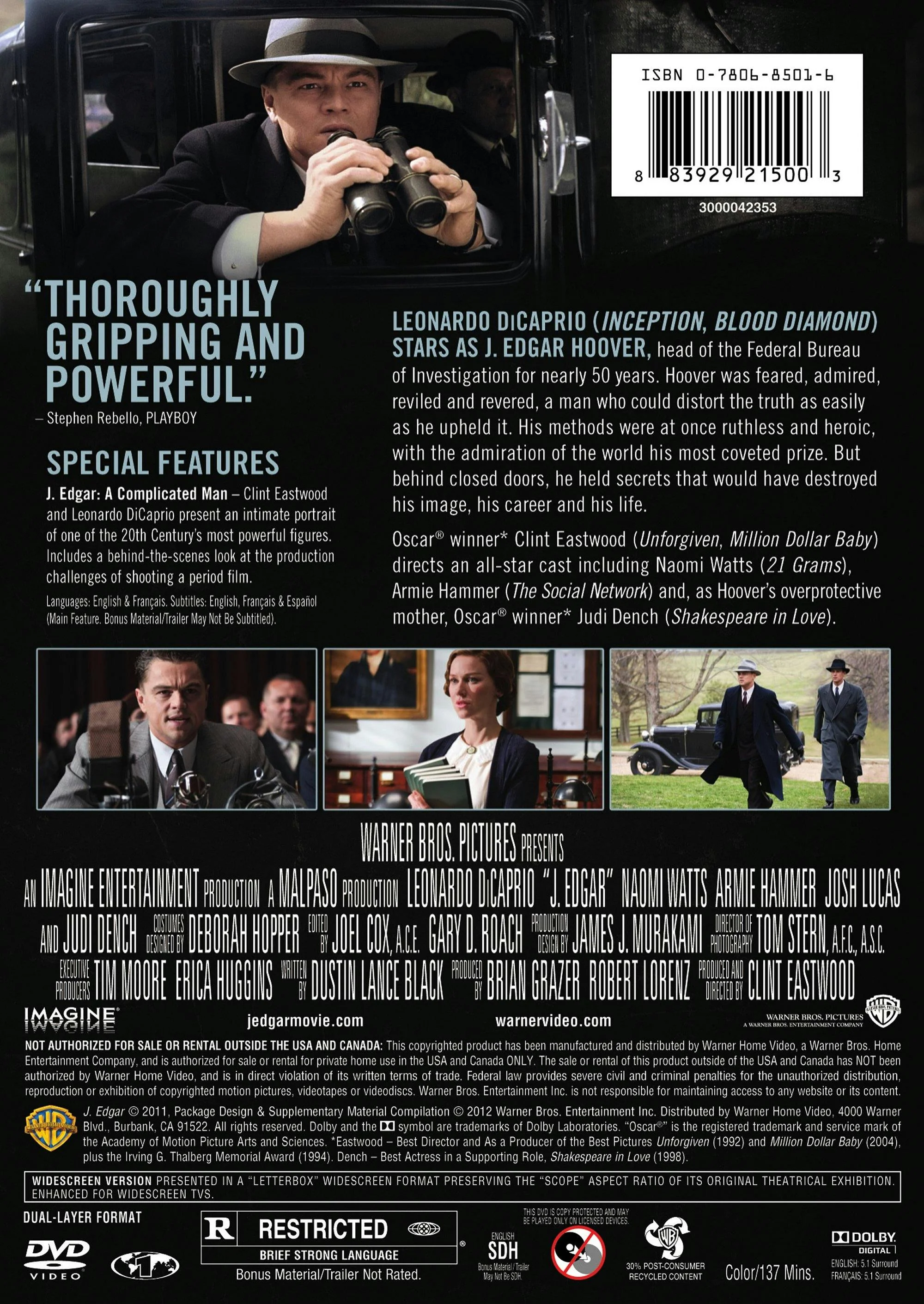 J. Edgar [DVD] - Image 2