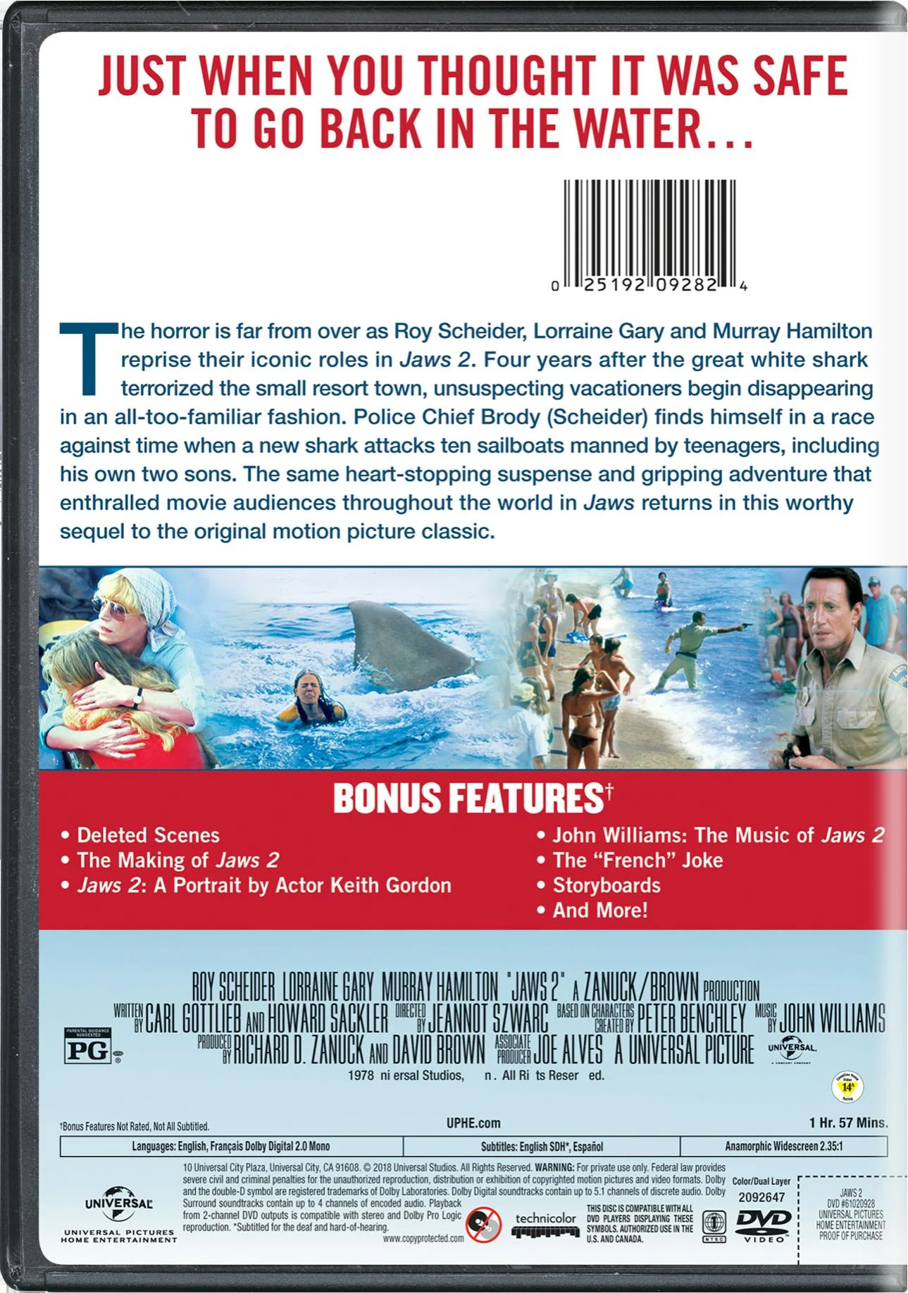 Jaws 2 [DVD] - Image 2