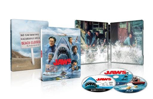 Jaws - 50th Anniversary Limited Edition Steelbook 4K Ultra HD + Blu-ray + Digital (Limited Edition Steelbook) [UHD] - Image 4