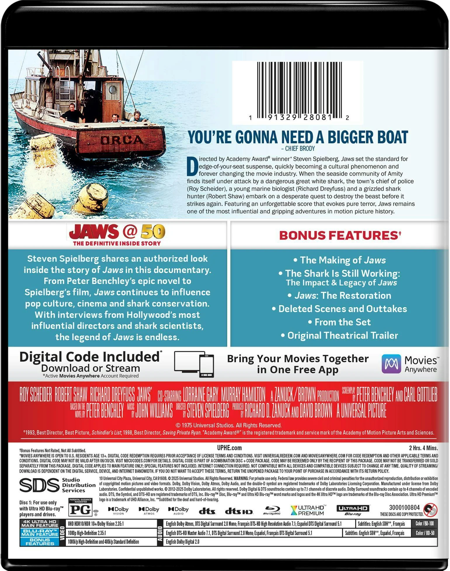 Jaws 50th Anniversary Edition [UHD] - Image 3