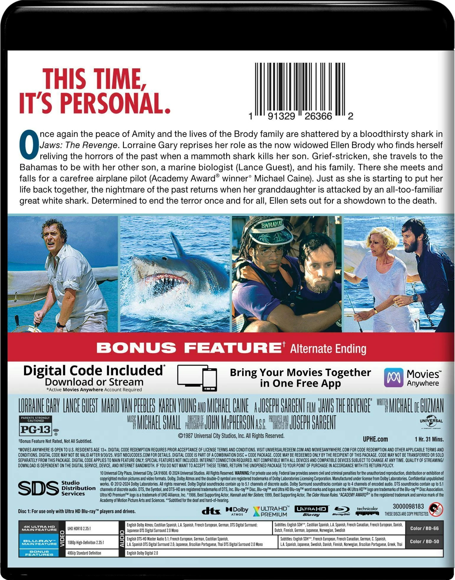 Jaws: The Revenge - 4K Ultra HD + Blu-ray + Digital (4K Ultra HD + Blu-ray) [UHD] - Image 3