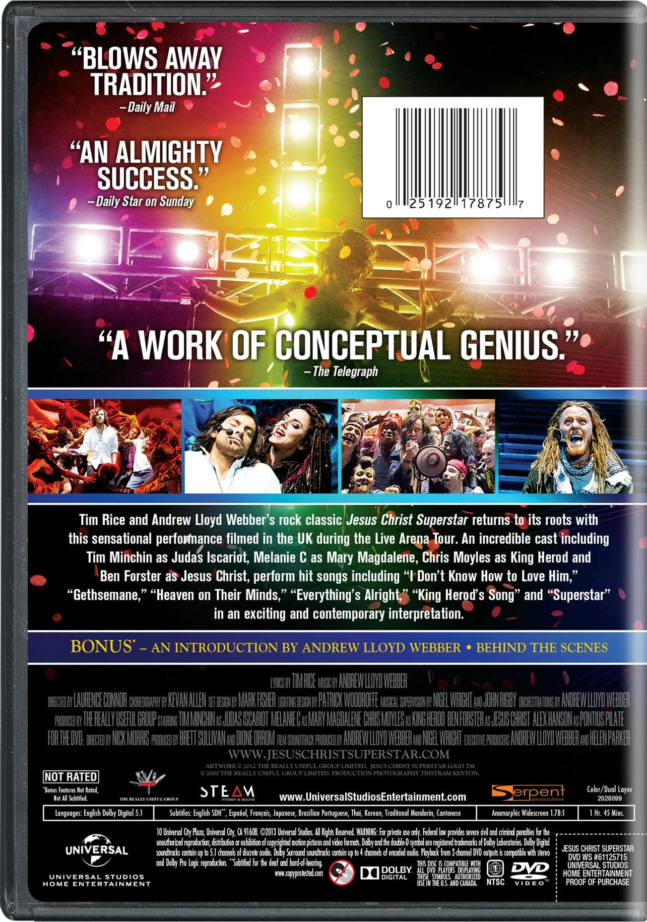 Jesus Christ Superstar - Live Arena Tour 2012 [DVD] - Image 2