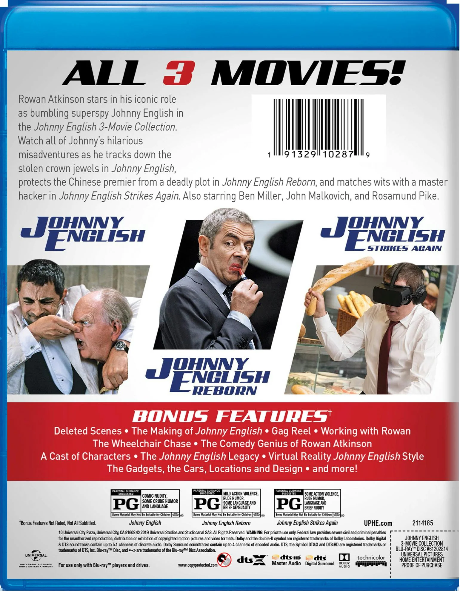 Johnny English: 3-movie Collection (Blu-ray Set) [Blu-ray] - Image 2