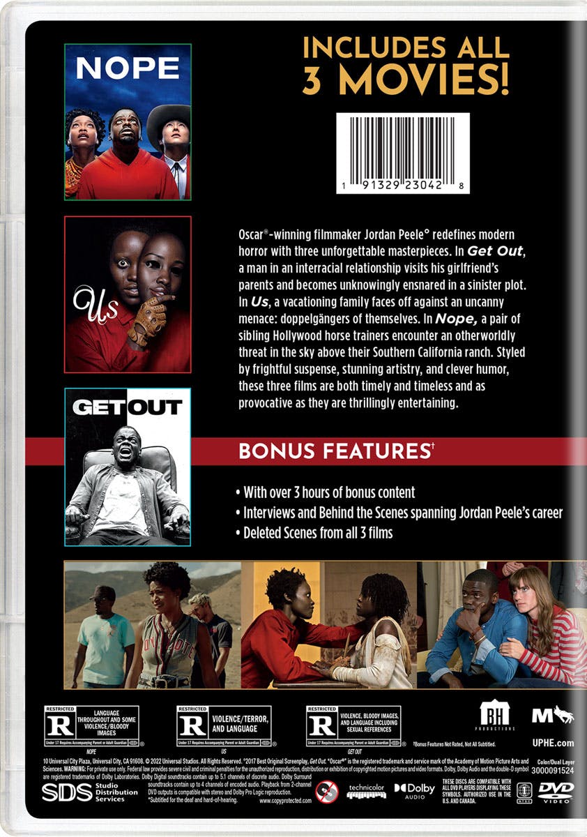 Jordan Peele - 3-movie Collection (Box Set) [DVD] - Image 3