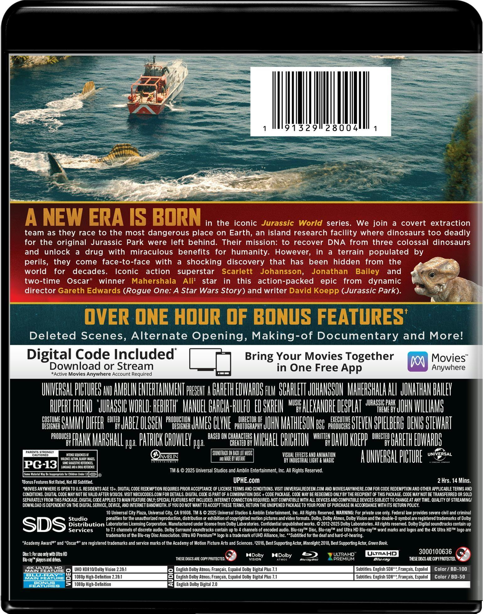 Jurassic World Rebirth - Collector's Edition 4K Ultra HD + Blu-ray + Digital (4K Ultra HD + Blu-ray + Digital) [UHD] - Image 3