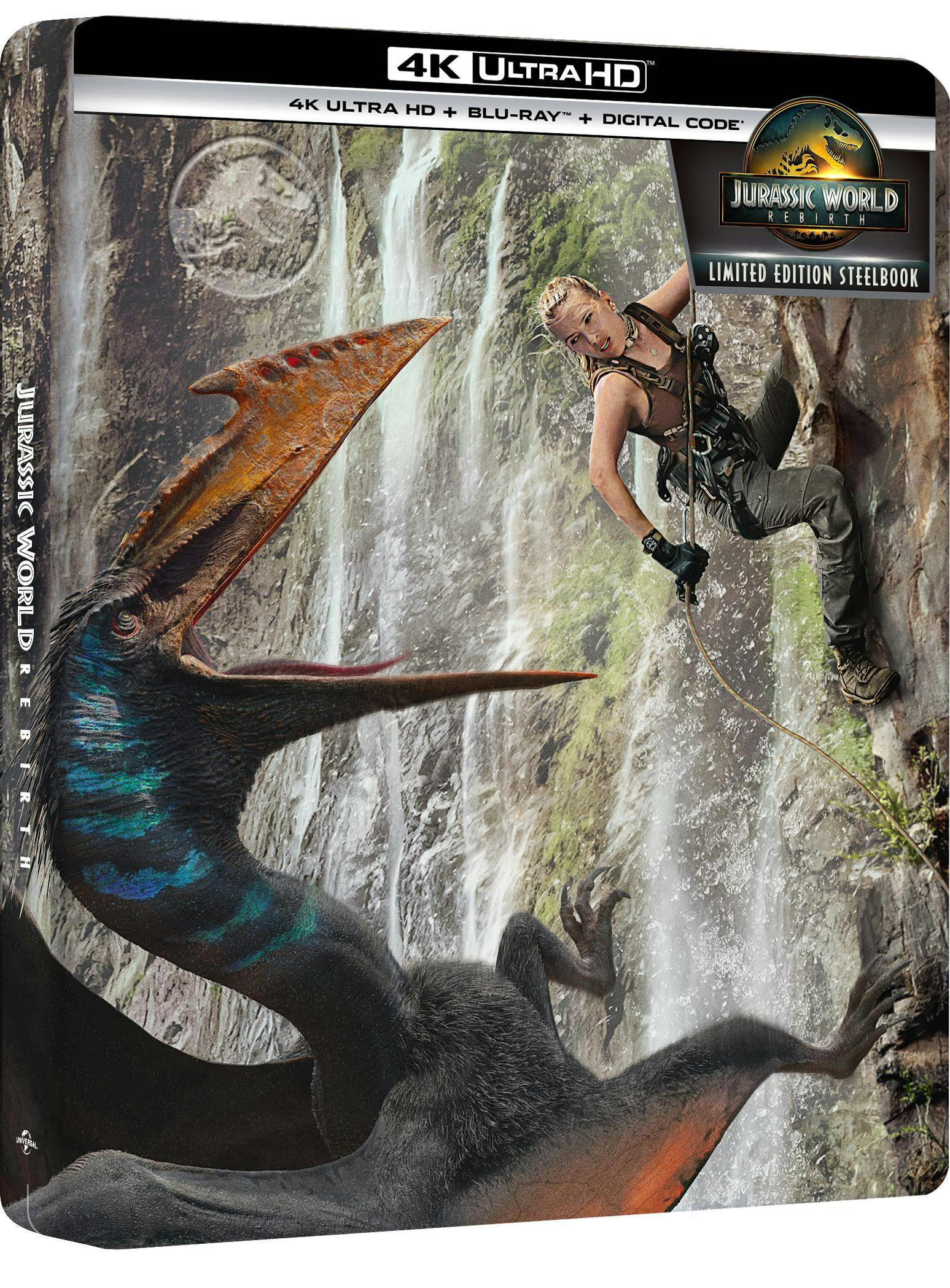 Jurassic World Rebirth - Limited Edition Steelbook 4K Ultra HD + Blu-ray + Digital (Limited Edition 4K Ultra HD Steelbook + Blu-ray + Digital) [UHD] - Image 2
