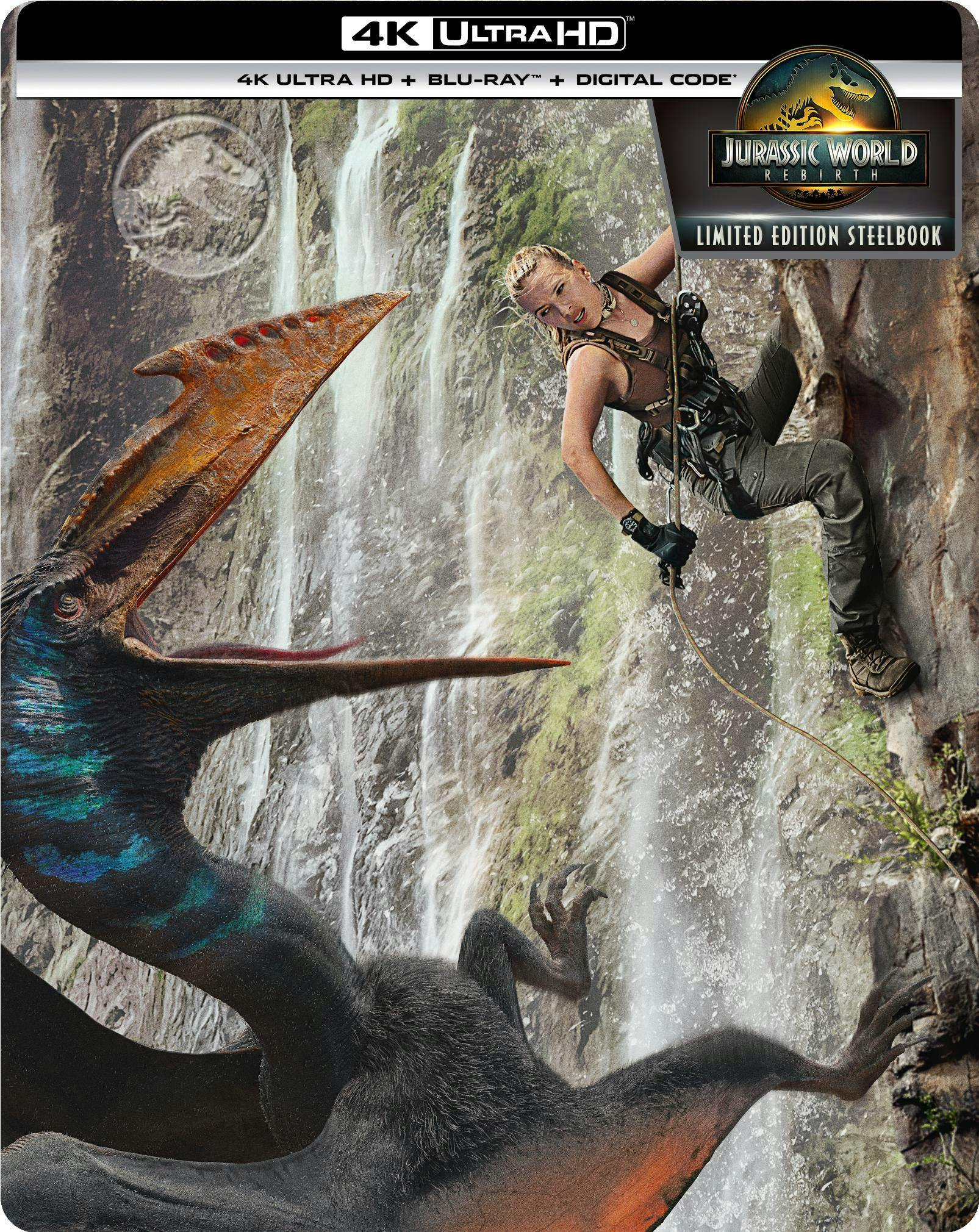 Jurassic World Rebirth - Limited Edition Steelbook 4K Ultra HD + Blu-ray + Digital (Limited Edition 4K Ultra HD Steelbook + Blu-ray + Digital) [UHD] - Image 3