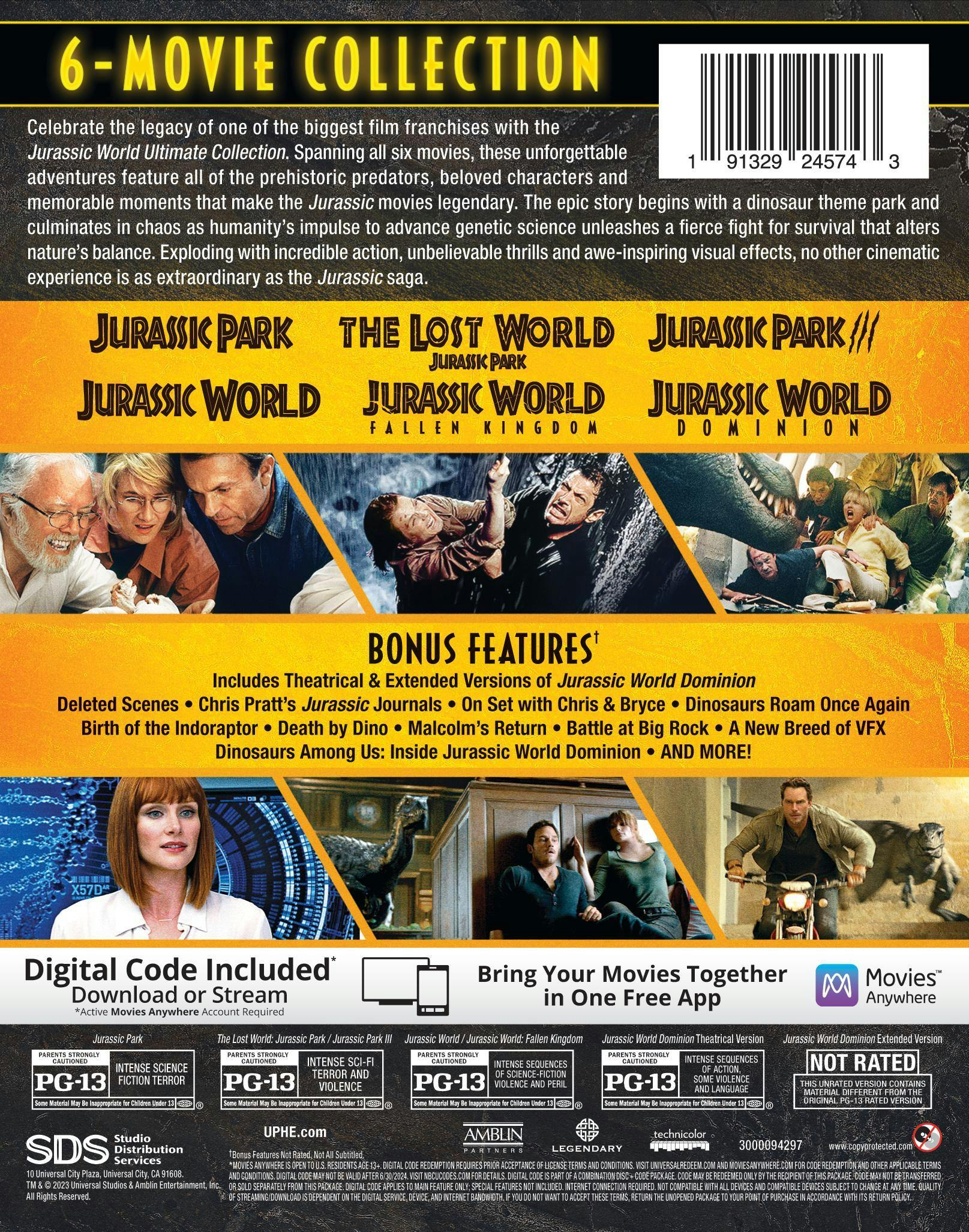 Jurassic World Ultimate Collection (Box Set) [Blu-ray] - Image 3