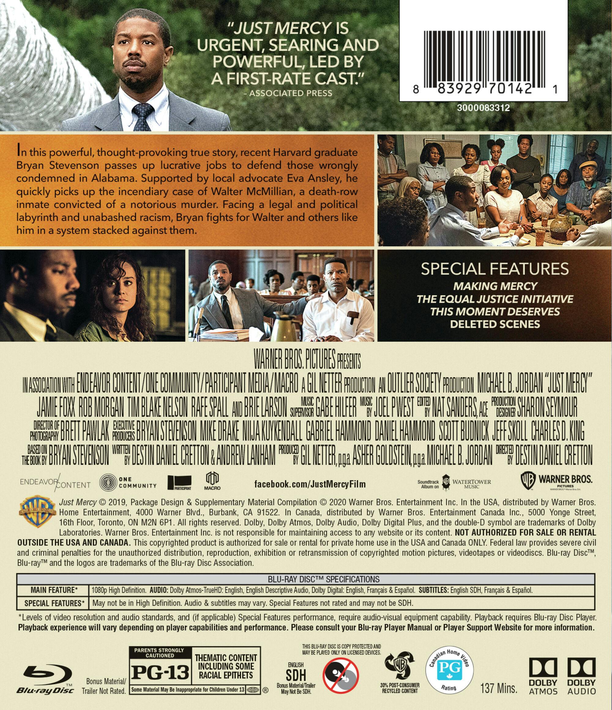 Just Mercy (Blu-ray) [Blu-ray] - Image 3